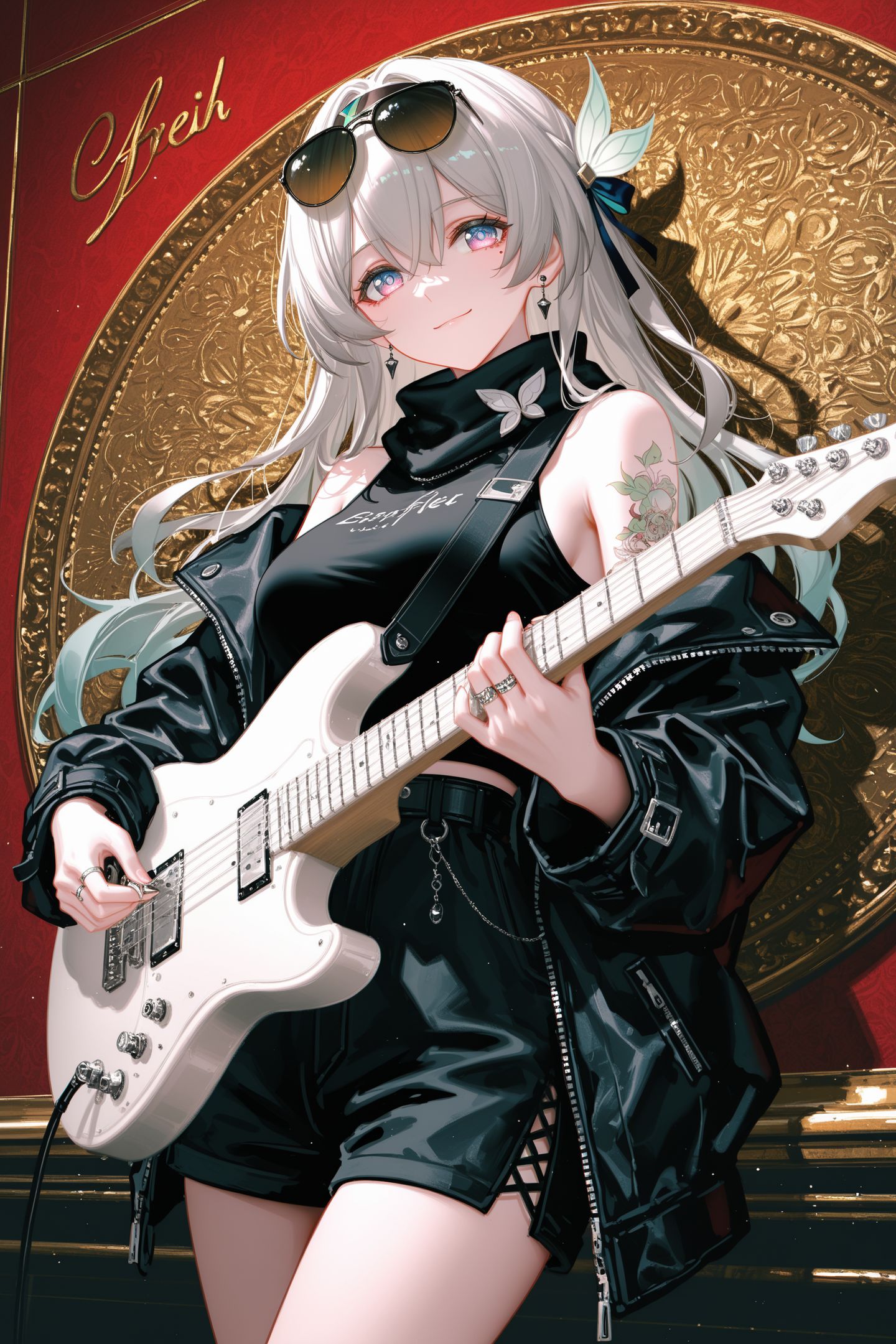 羽毛吉他 原神 崩坏星穹铁道 游戏美女图片,第1张