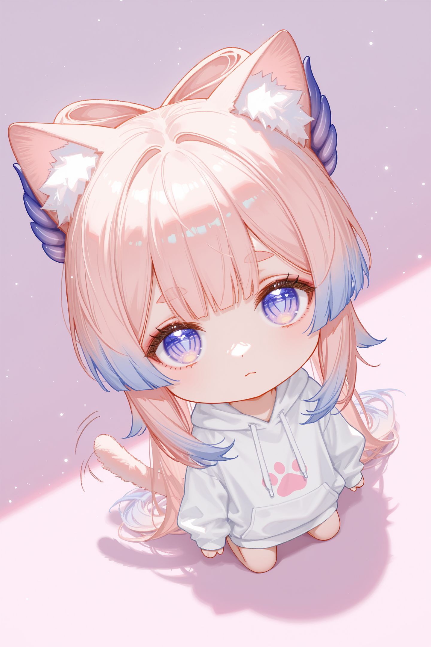 Q版可爱猫猫 原神女孩 游戏角色 超高清唯美萌系壁纸,第1张