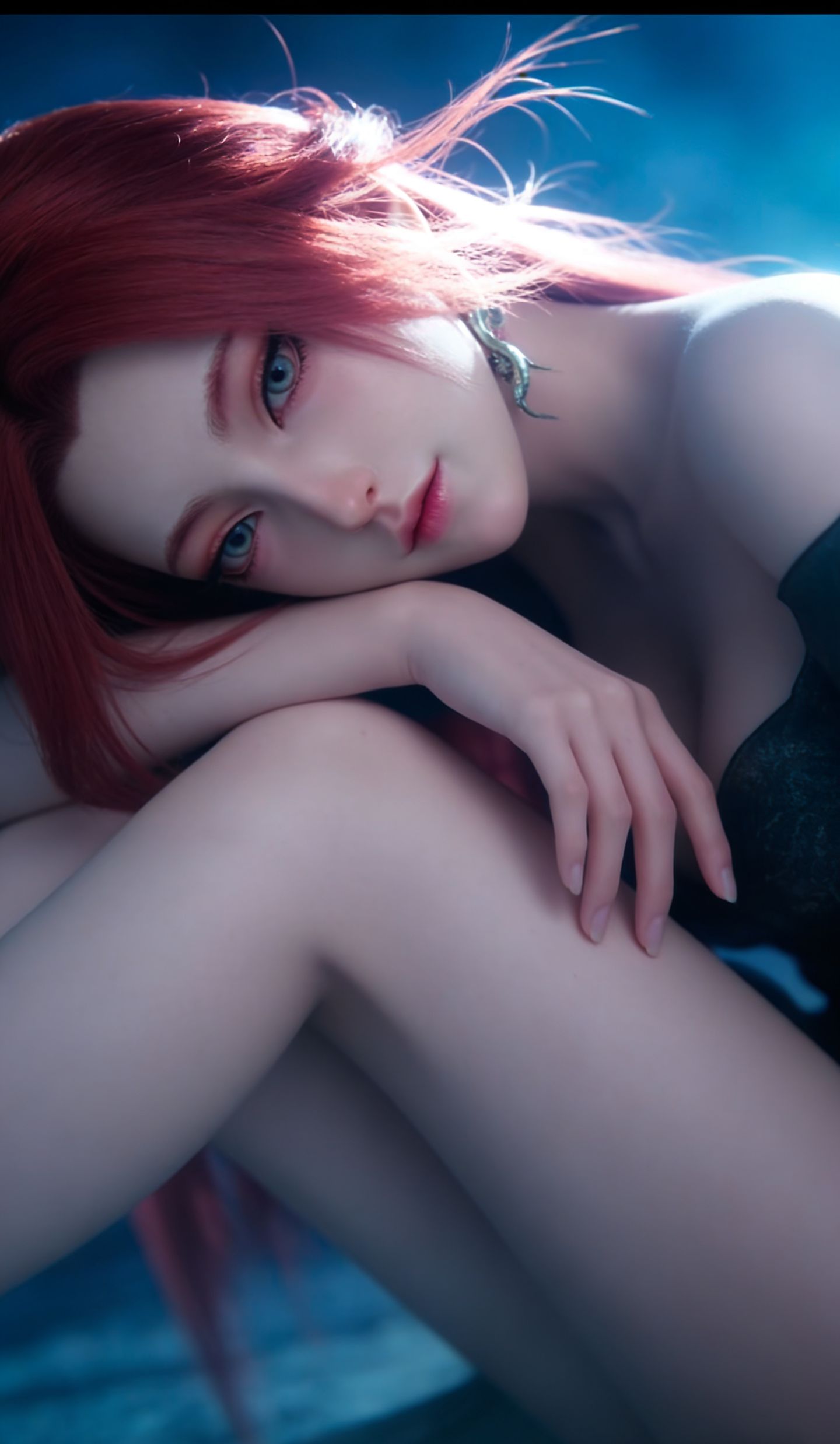 搜神记 雨师妾 国漫女神 Ai生成 大长腿美女,第1张