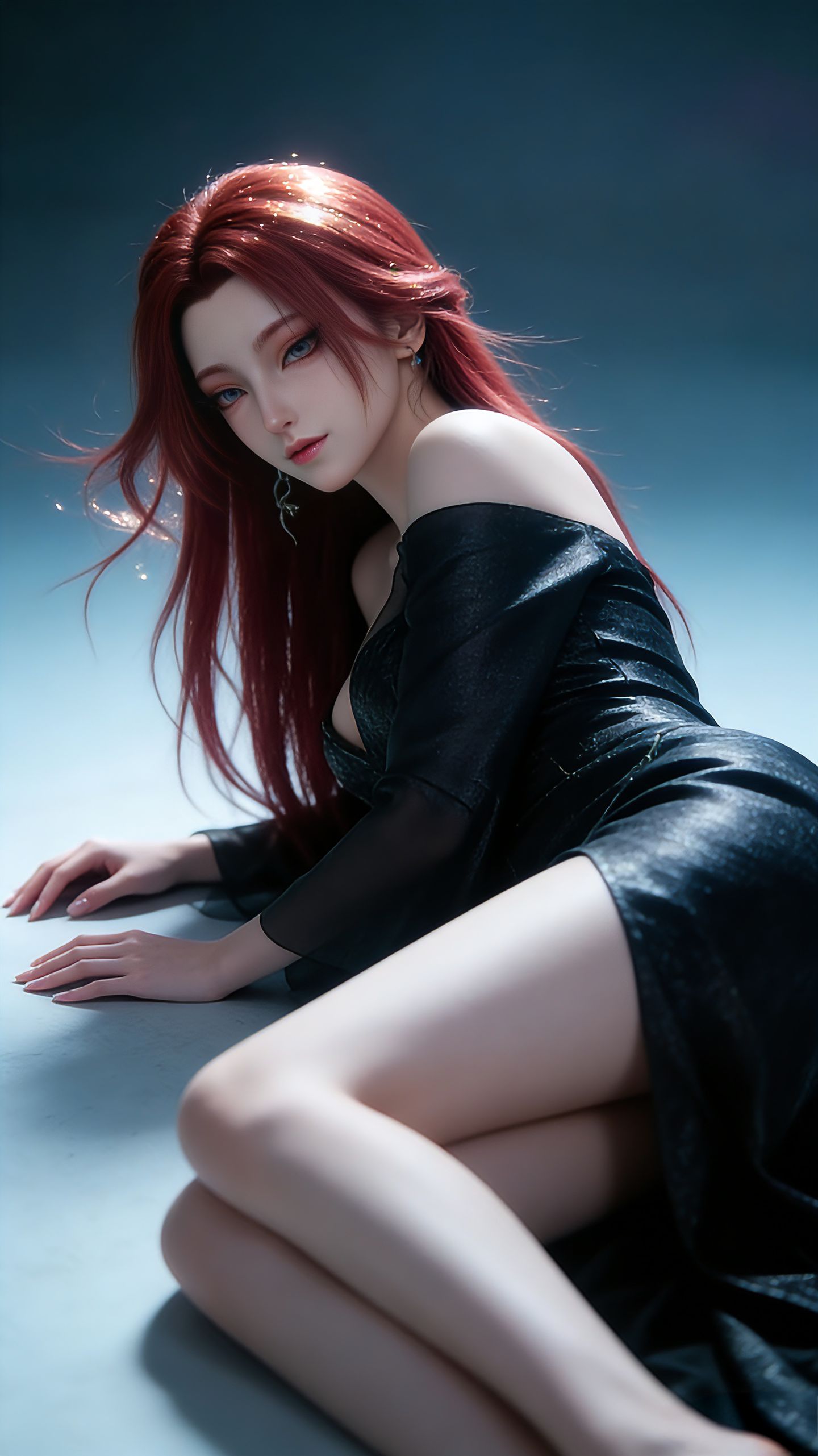 搜神记 雨师妾 国漫女神 Ai生成 大长腿美女,第5张