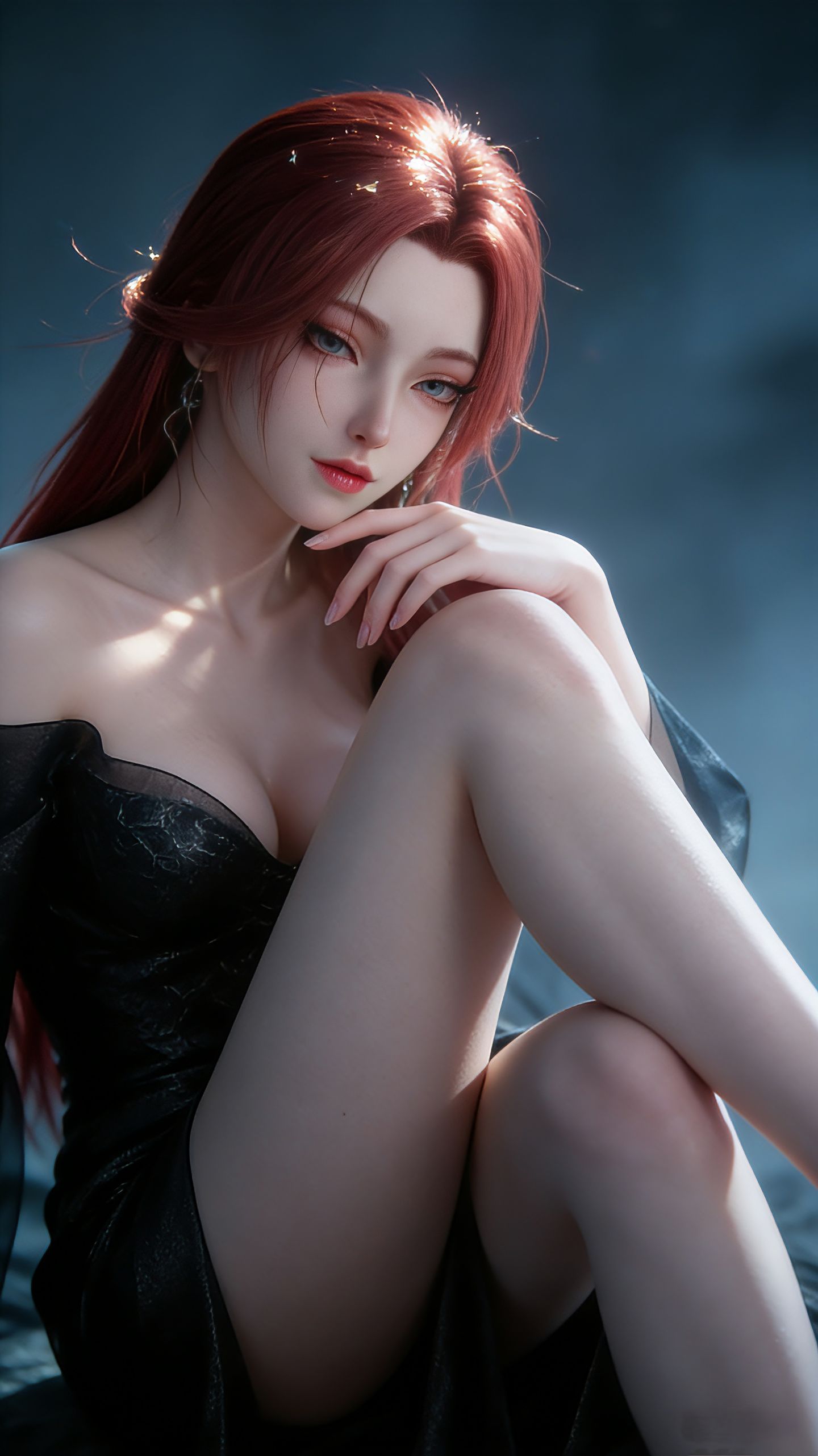 搜神记 雨师妾 国漫女神 Ai生成 大长腿美女,第7张