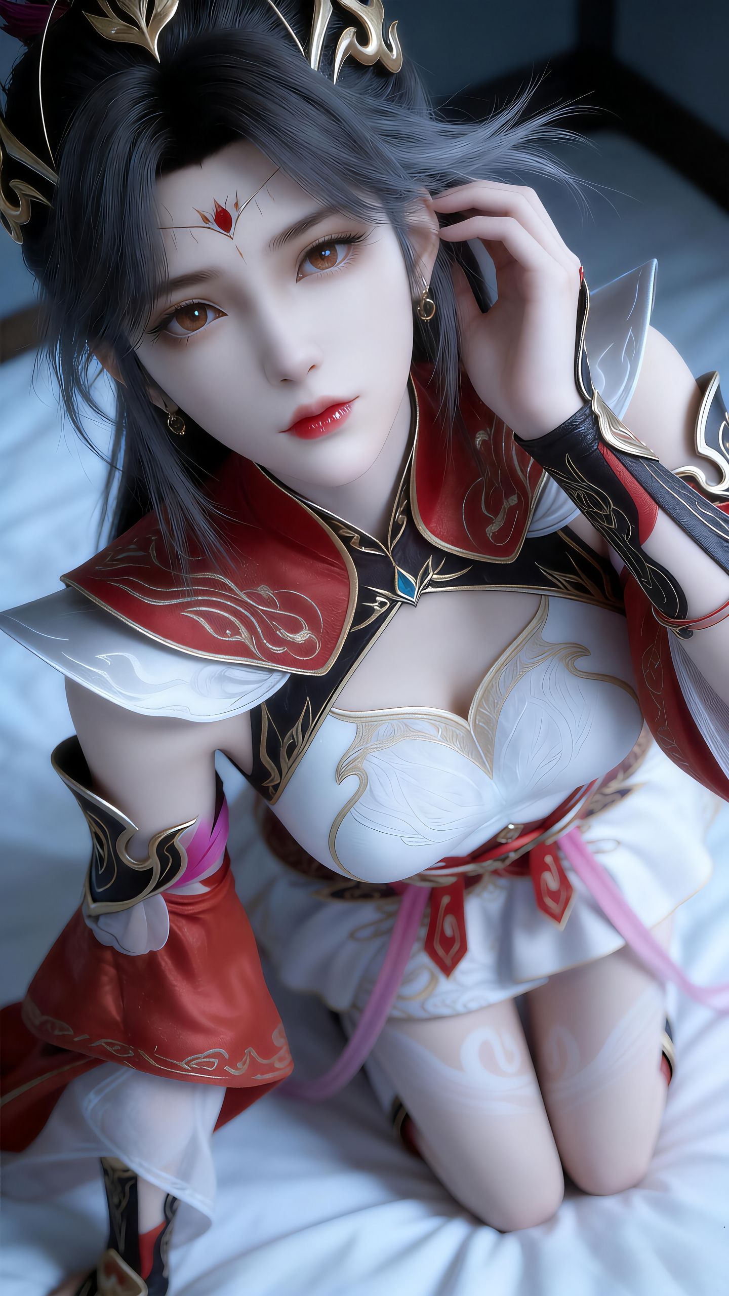 斗破苍穹 ai创作 萧潇换装 现代穿搭壁纸图片,第3张