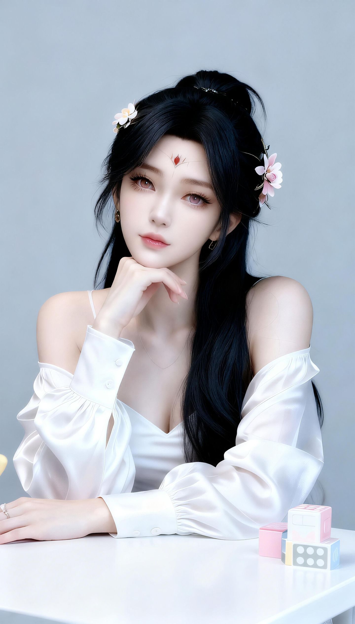 斗破苍穹 ai创作 萧潇换装 现代穿搭壁纸图片,第4张