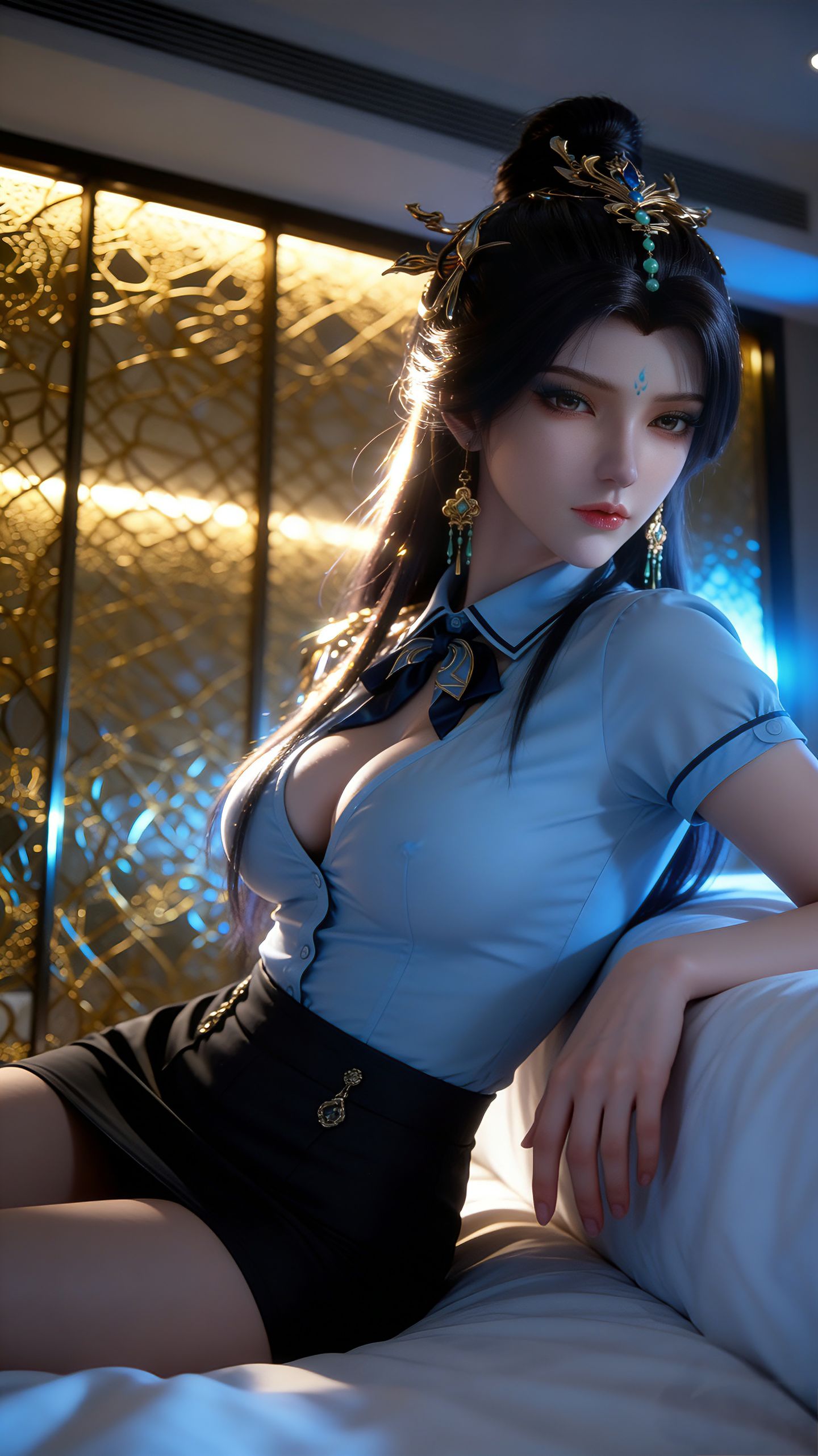 福利 幻眉 国漫美女御姐 超高清写真 手机锁屏背景,第3张