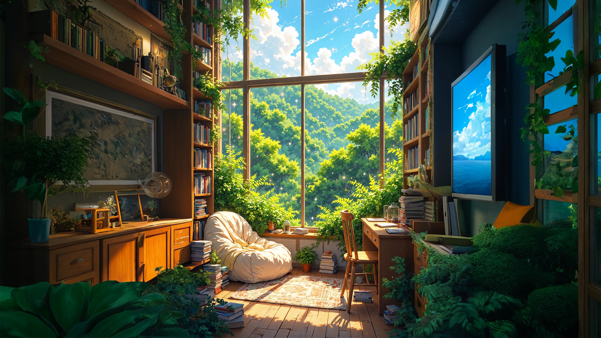 午后的房间 安静 风景桌面壁纸,第1张