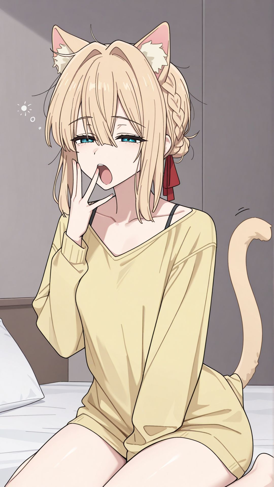 紫罗兰永恒花园 薇尔莉特 猫娘 二次元壁纸,第4张