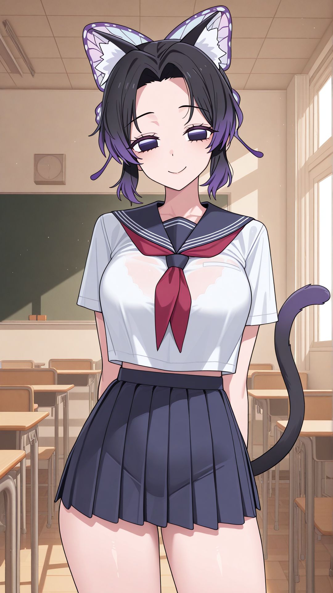 鬼灭之刃 蝴蝶忍 壁纸 二次元图片,第5张