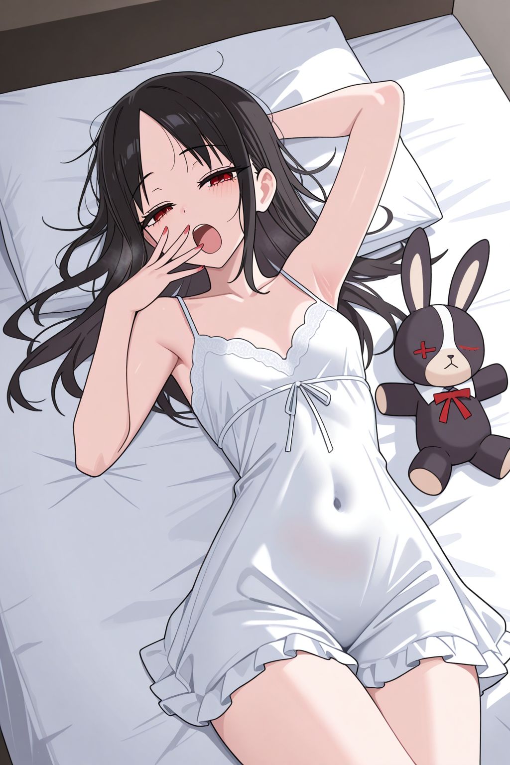 辉夜大小姐想让我告白 四宫辉夜 女仆装 睡衣 尾巴 壁纸,第3张