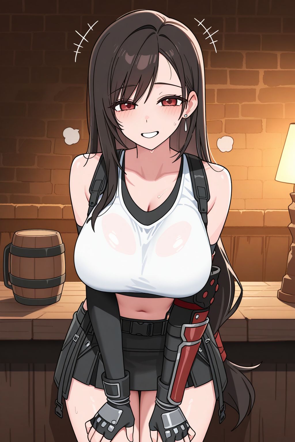 最终幻想7重制版 蒂法居家牛仔裤壁纸,第3张