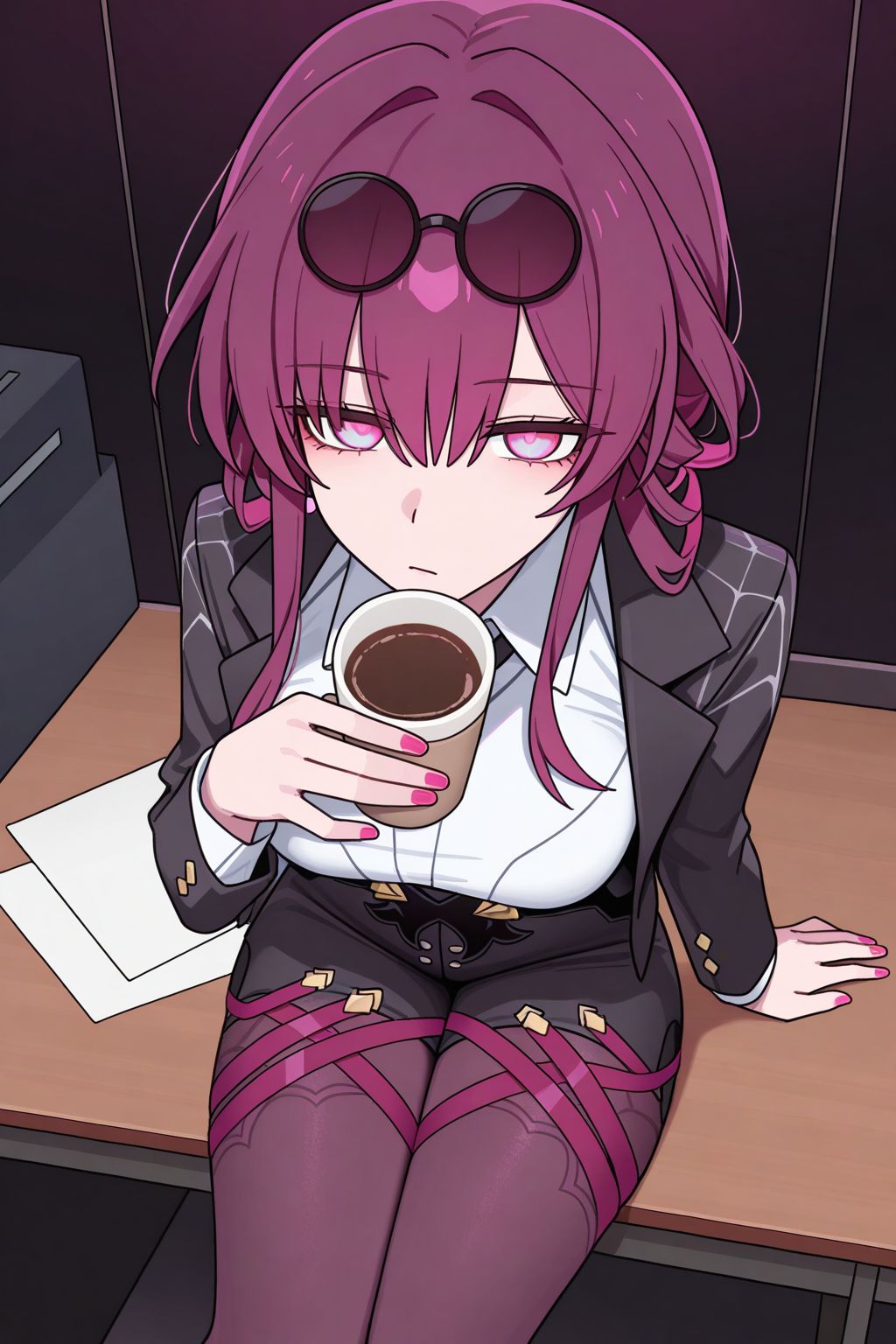 卡芙卡 崩坏星穹铁道 游戏壁纸 海滩泳装福利,第5张