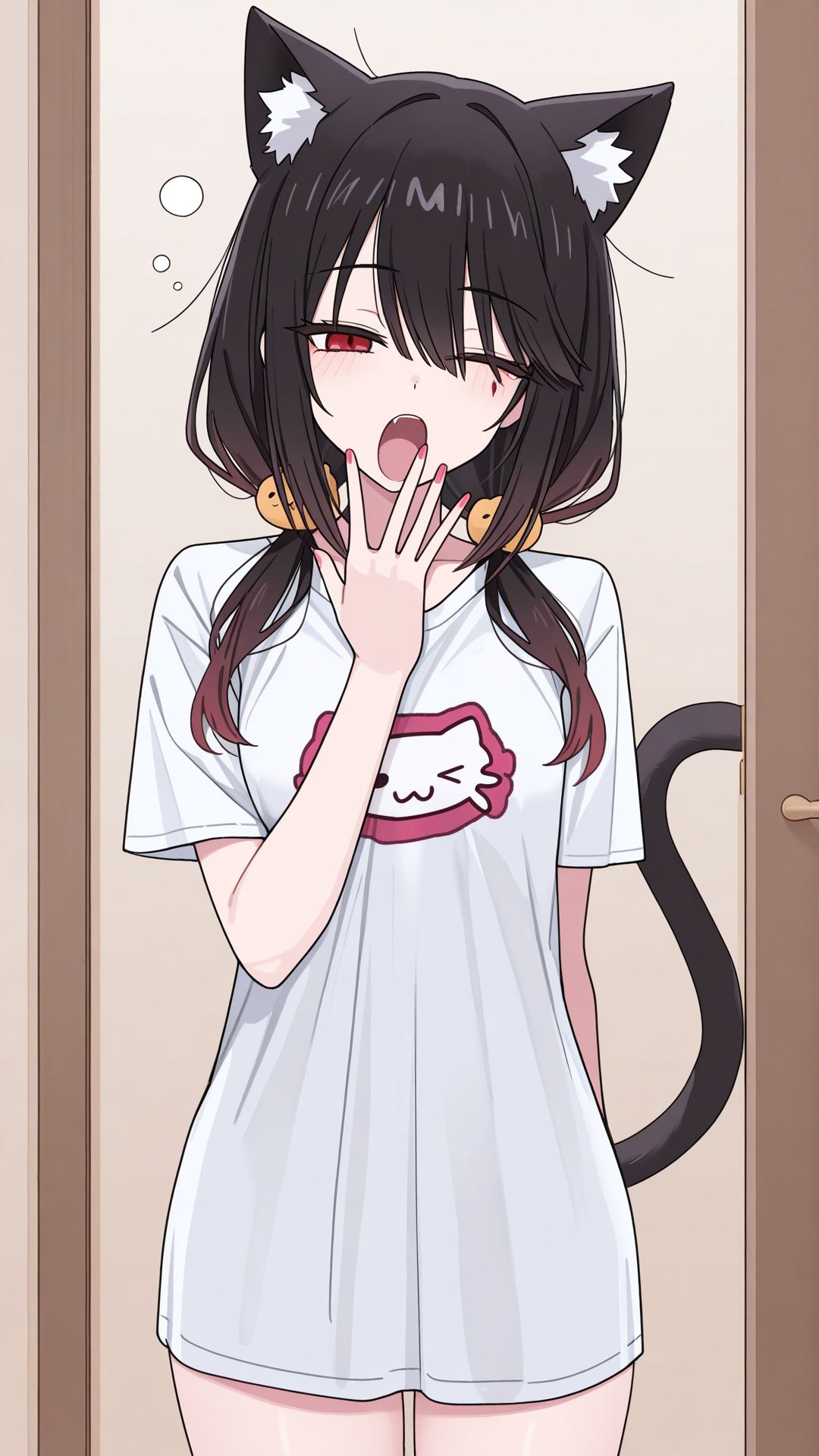 约会大作战 时崎狂三 猫娘 女仆装 JK,第3张