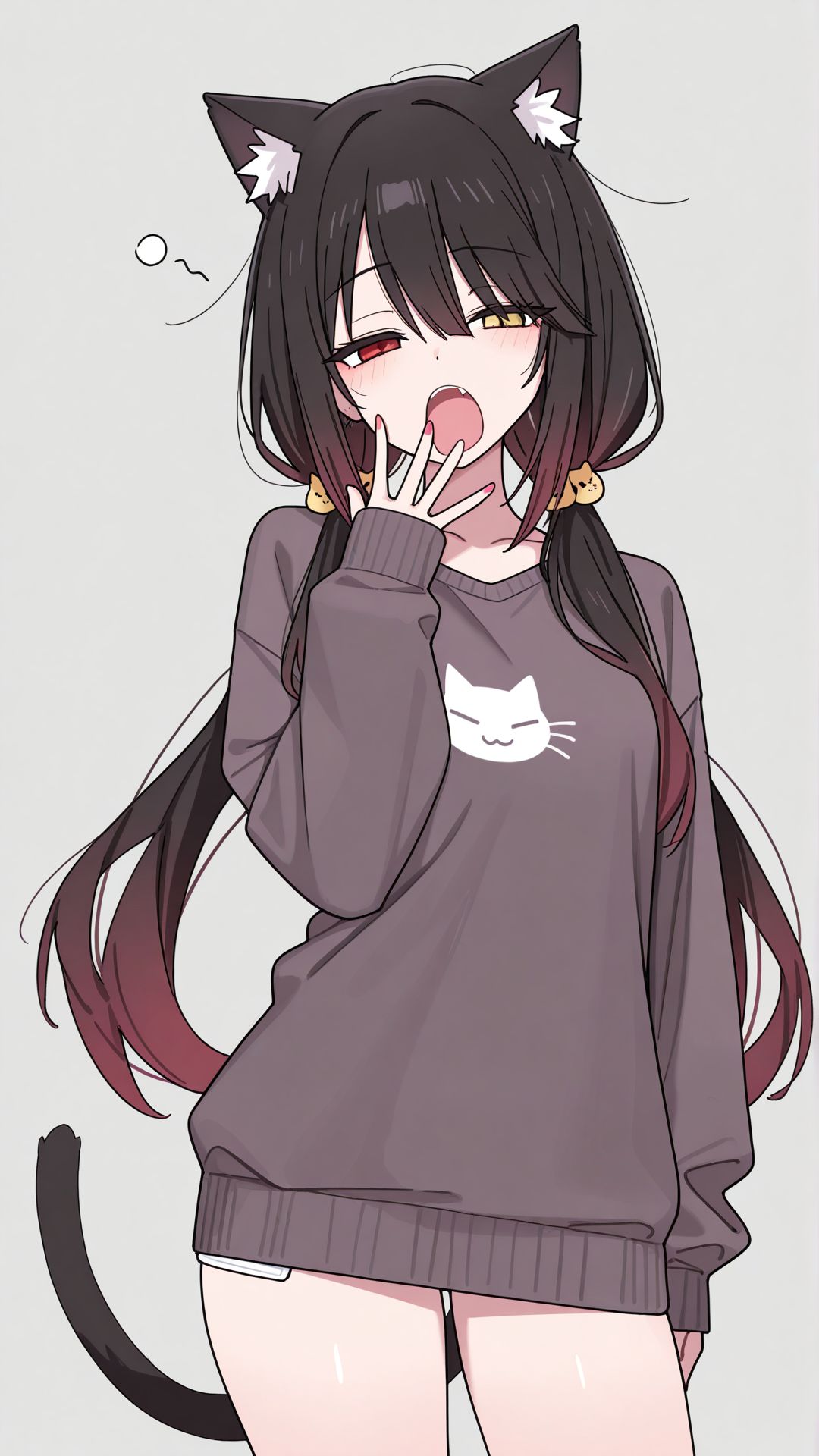 约会大作战 时崎狂三 猫娘 女仆装 JK,第2张