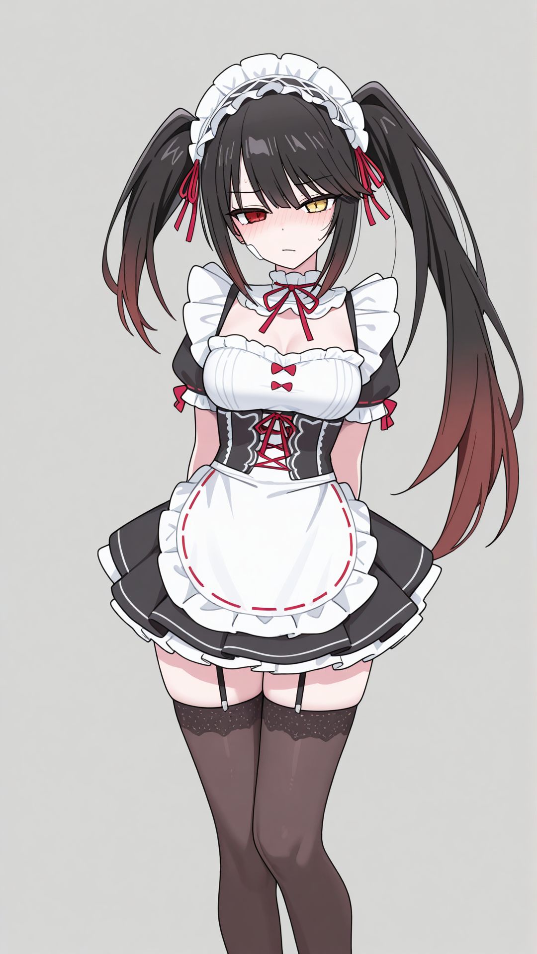 约会大作战 时崎狂三 猫娘 女仆装 JK,第4张