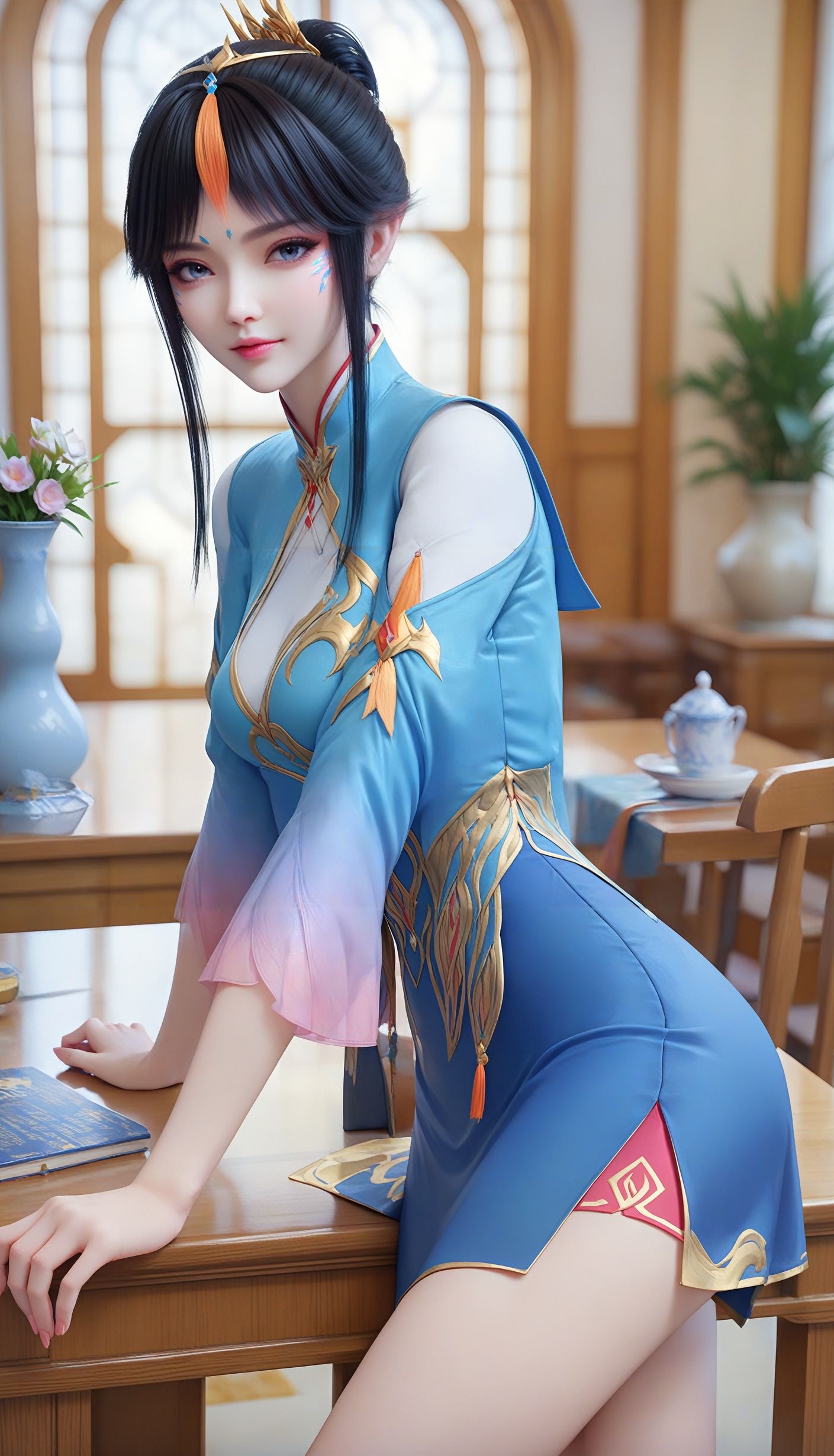 凤清儿 动漫美女 斗破苍穹 国漫壁纸 大长腿,第3张