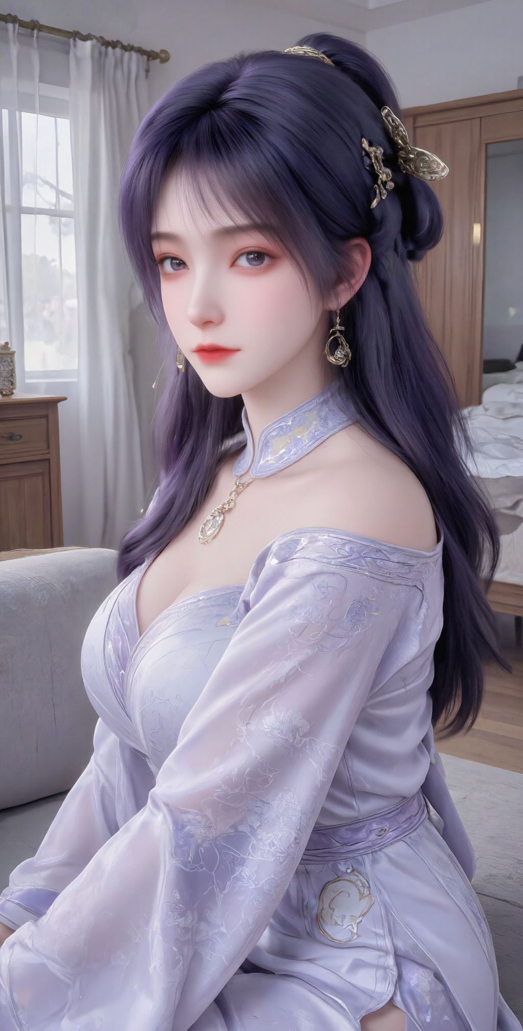 小月亮姬紫月 国产动漫高燃画面 动画遮天 性感美女,第2张