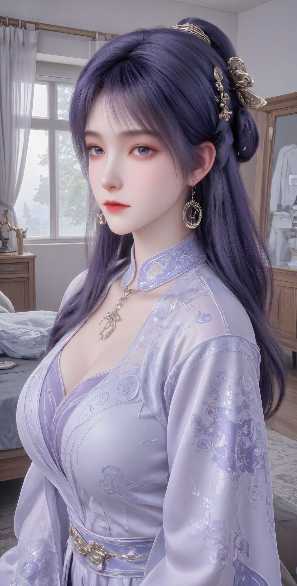 小月亮姬紫月 国产动漫高燃画面 动画遮天 性感美女,第3张