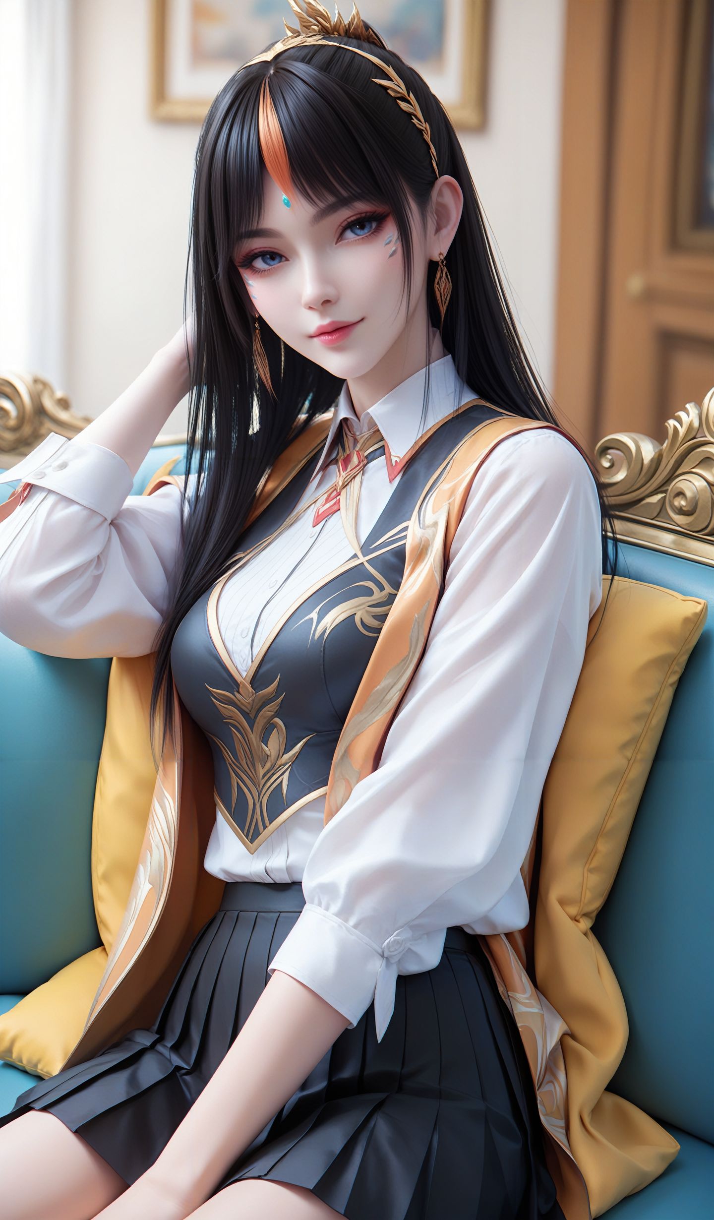 凤清儿 斗破苍穹 国漫女神 AI创意,第1张