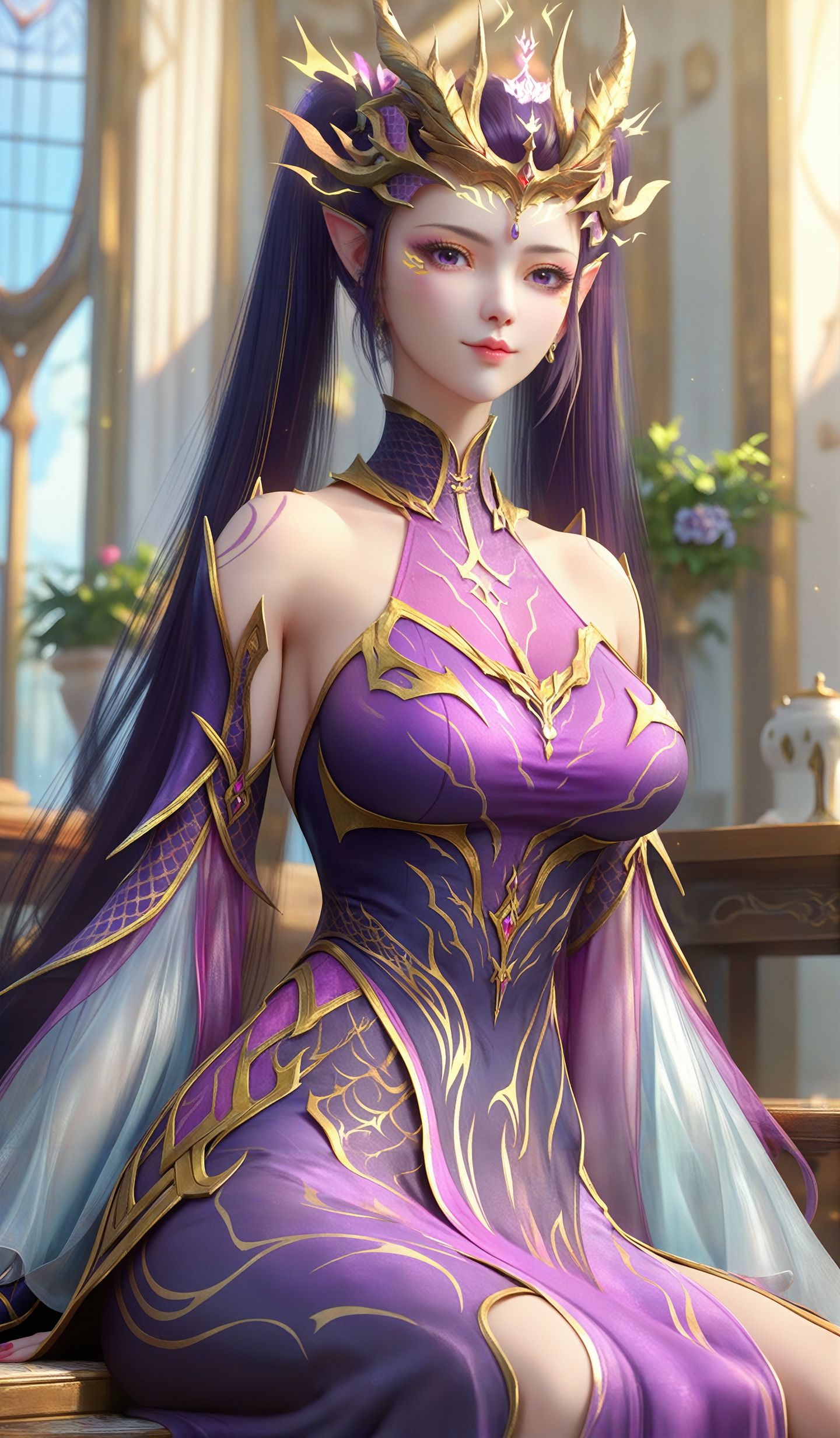 紫妍图片 斗破苍穹 国漫萝莉 超高清壁纸,第4张