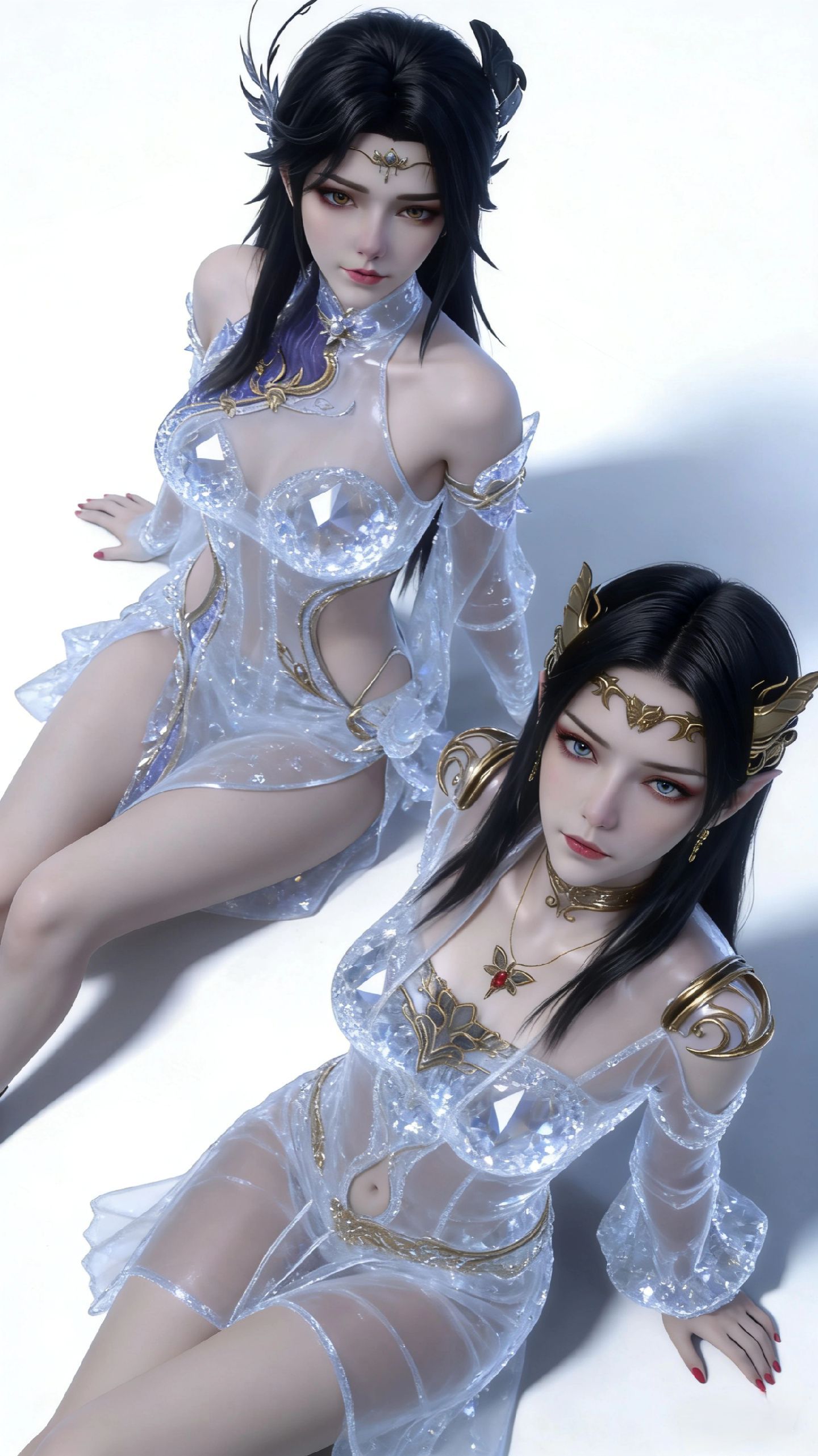 动漫动画《斗破苍穹》美杜莎 玄衣 国漫美女 成熟风,第1张