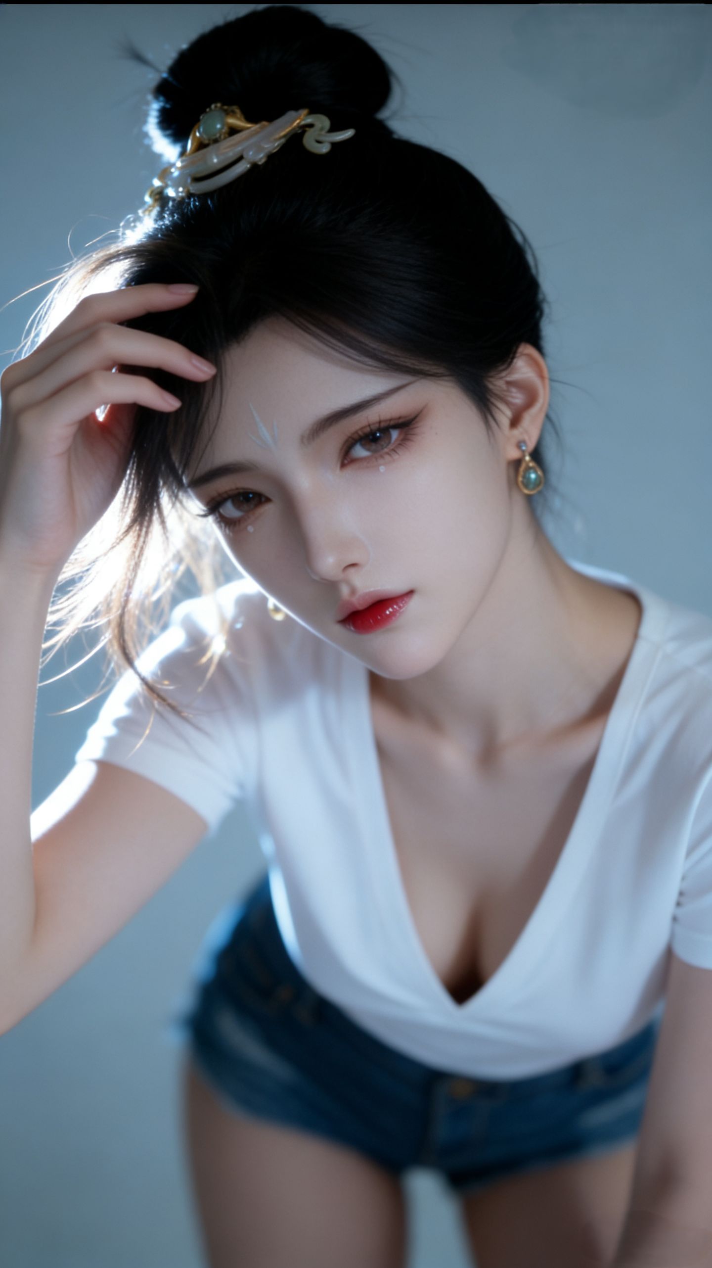 国漫女神福利 姑射仙子 搜神记 动漫性感美女写实版,第2张