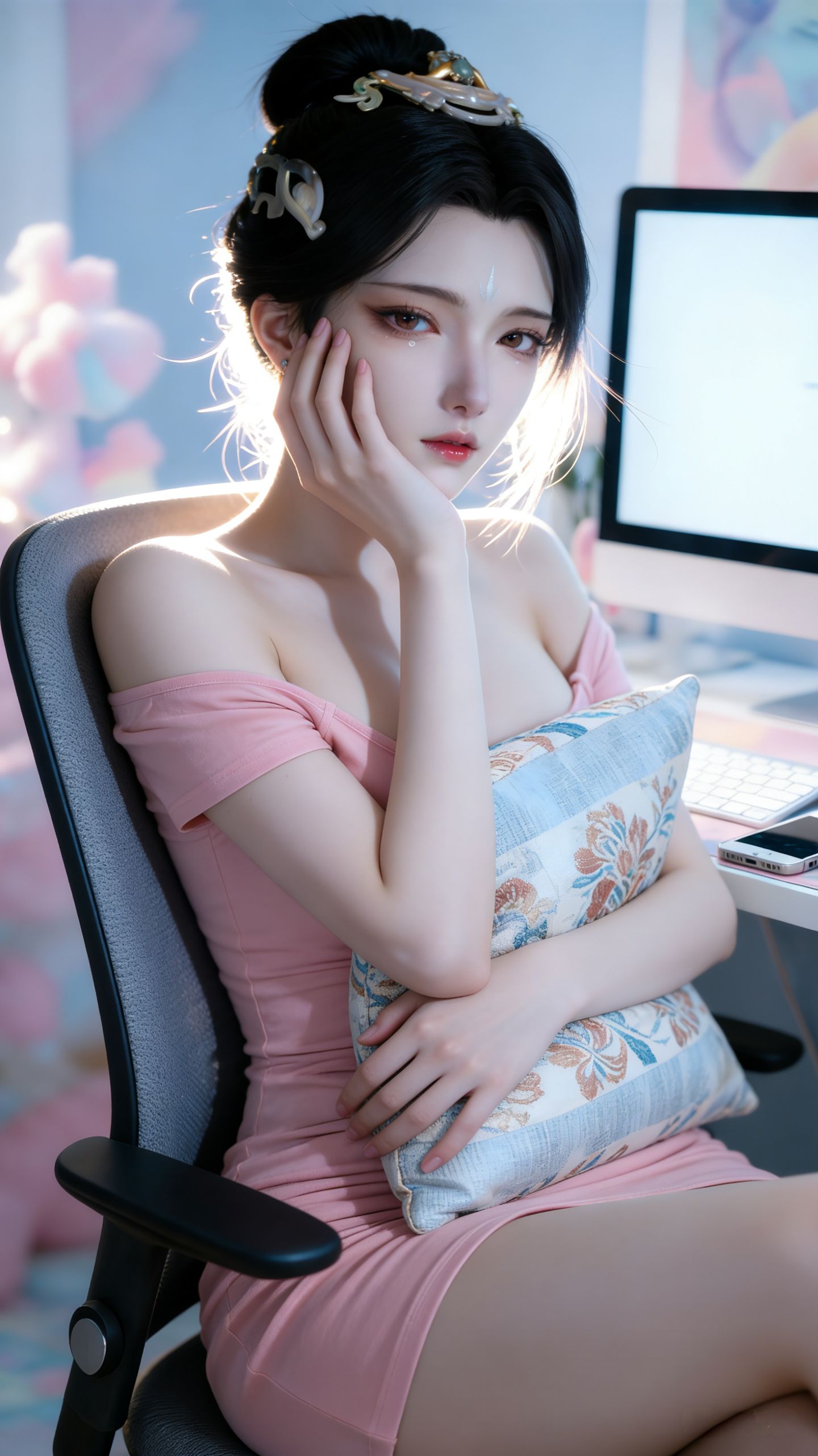 国漫女神 姑射仙子 搜神记 动漫性感美女写实版福利,第3张