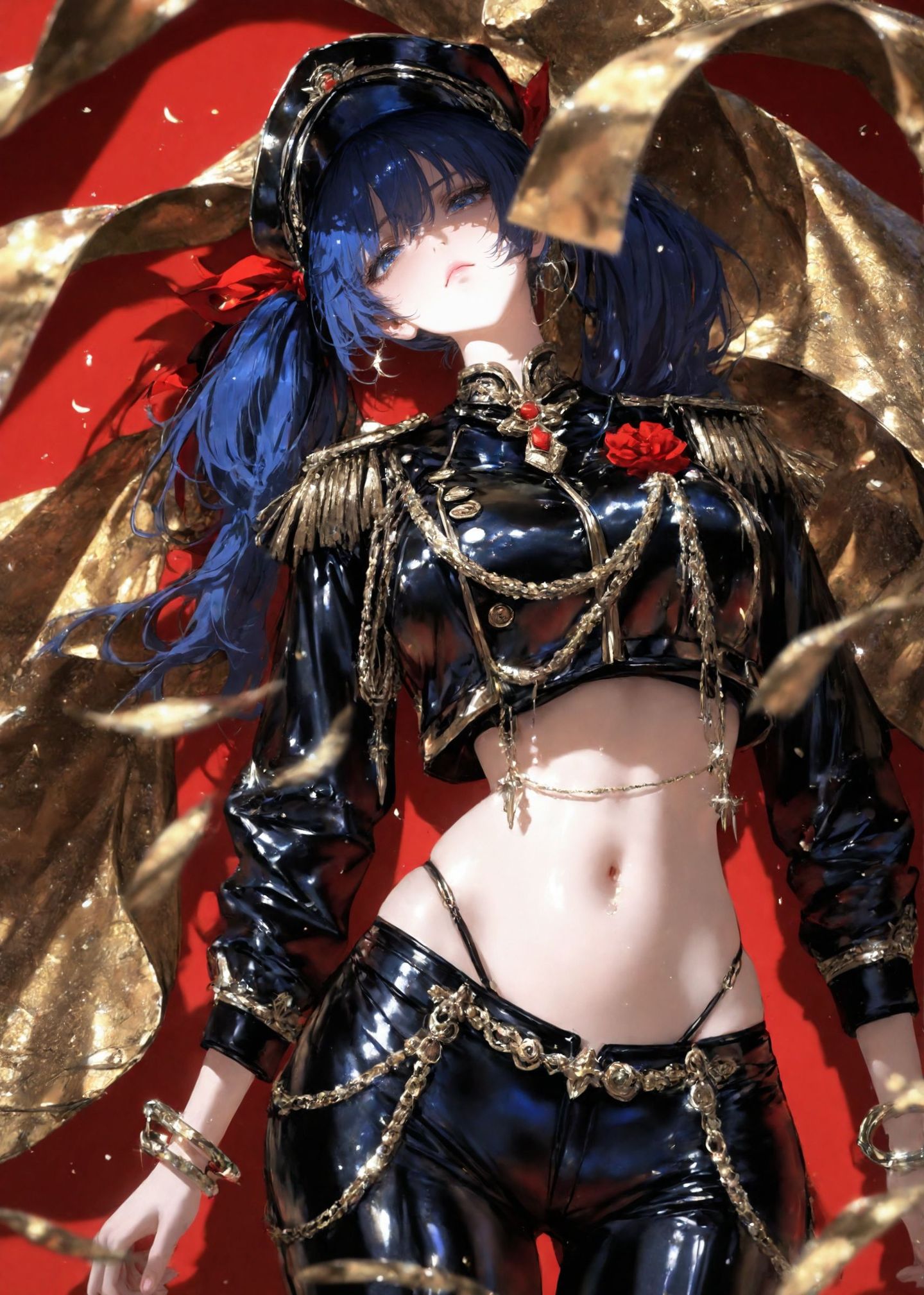 鸣潮 复古 二次元美女 帅气逼人组合 AI绘画,第3张