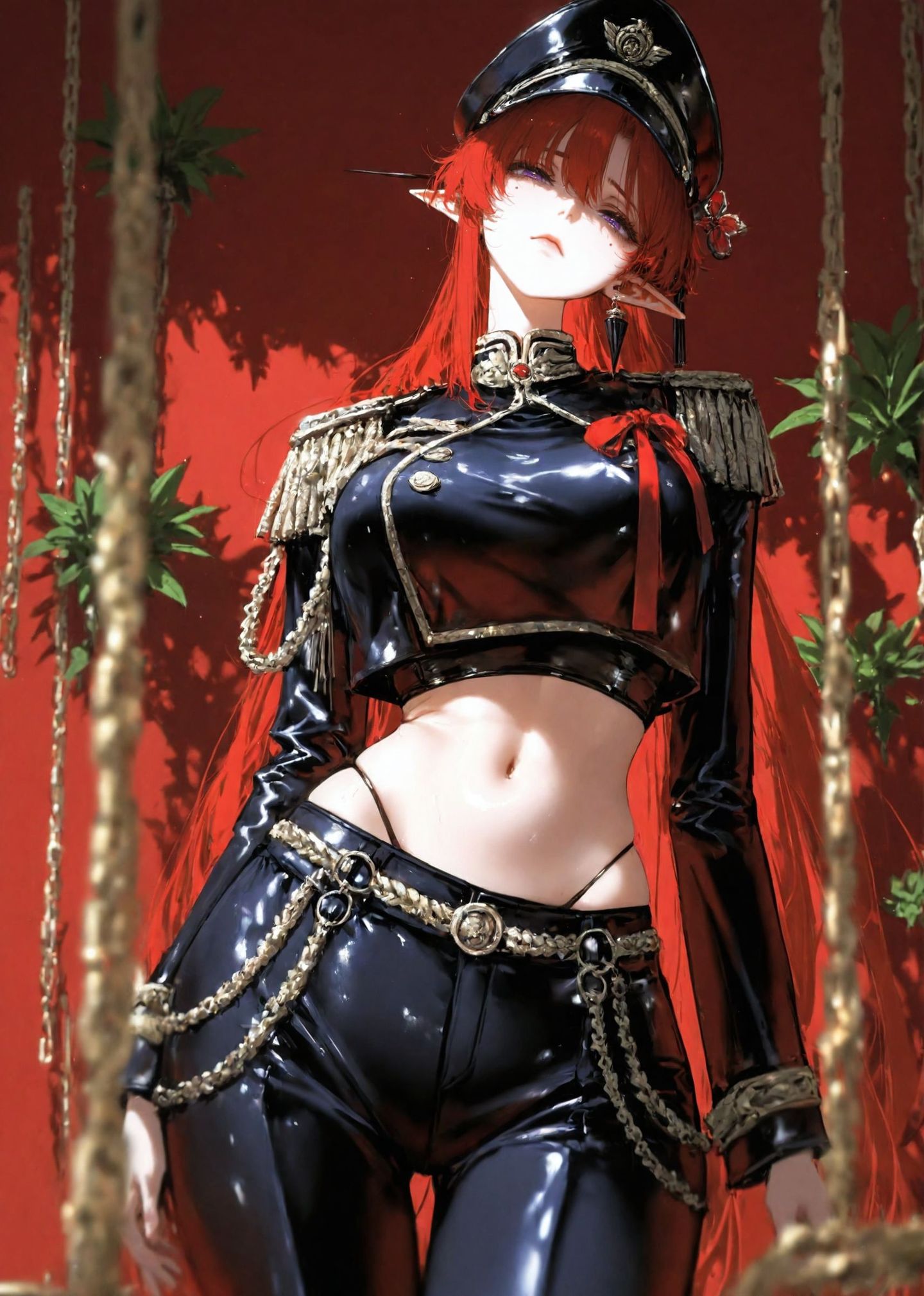 鸣潮 复古 二次元美女 帅气逼人组合 AI绘画,第4张