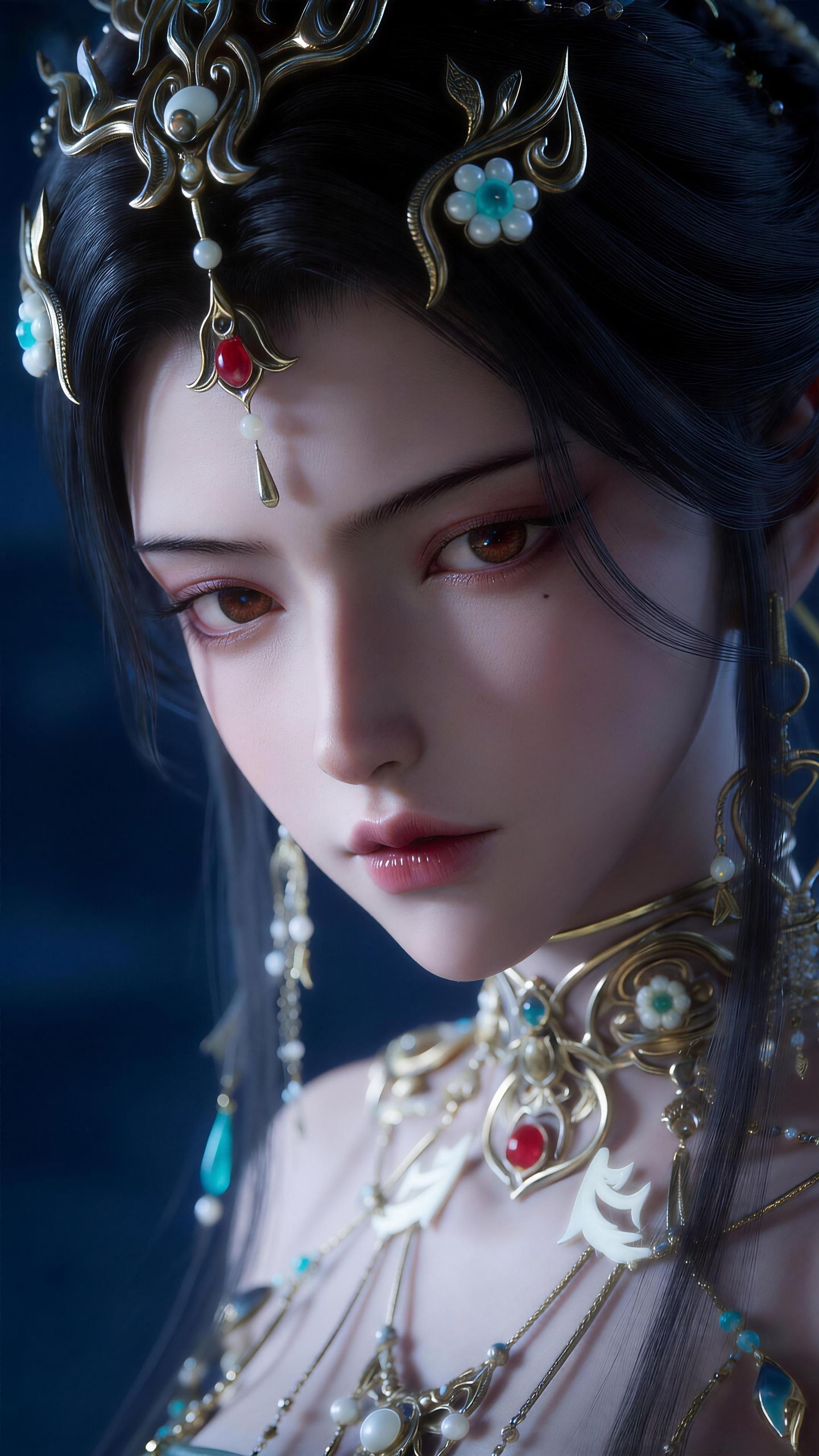 鸿音 逆水寒壁纸分享 游戏美女 写实高清 泪痣,第1张 鸿音 逆水寒壁纸分享 游戏美女 写实高清 泪痣,第1张