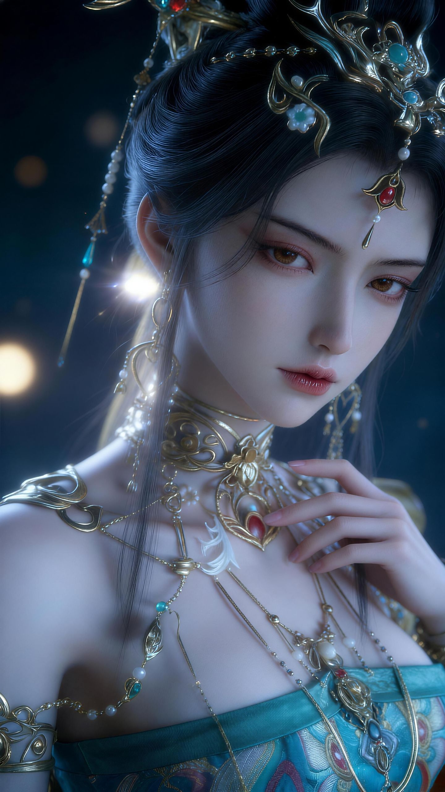 鸿音 逆水寒壁纸分享 游戏美女 写实高清 泪痣,第6张 鸿音 逆水寒壁纸分享 游戏美女 写实高清 泪痣,第6张