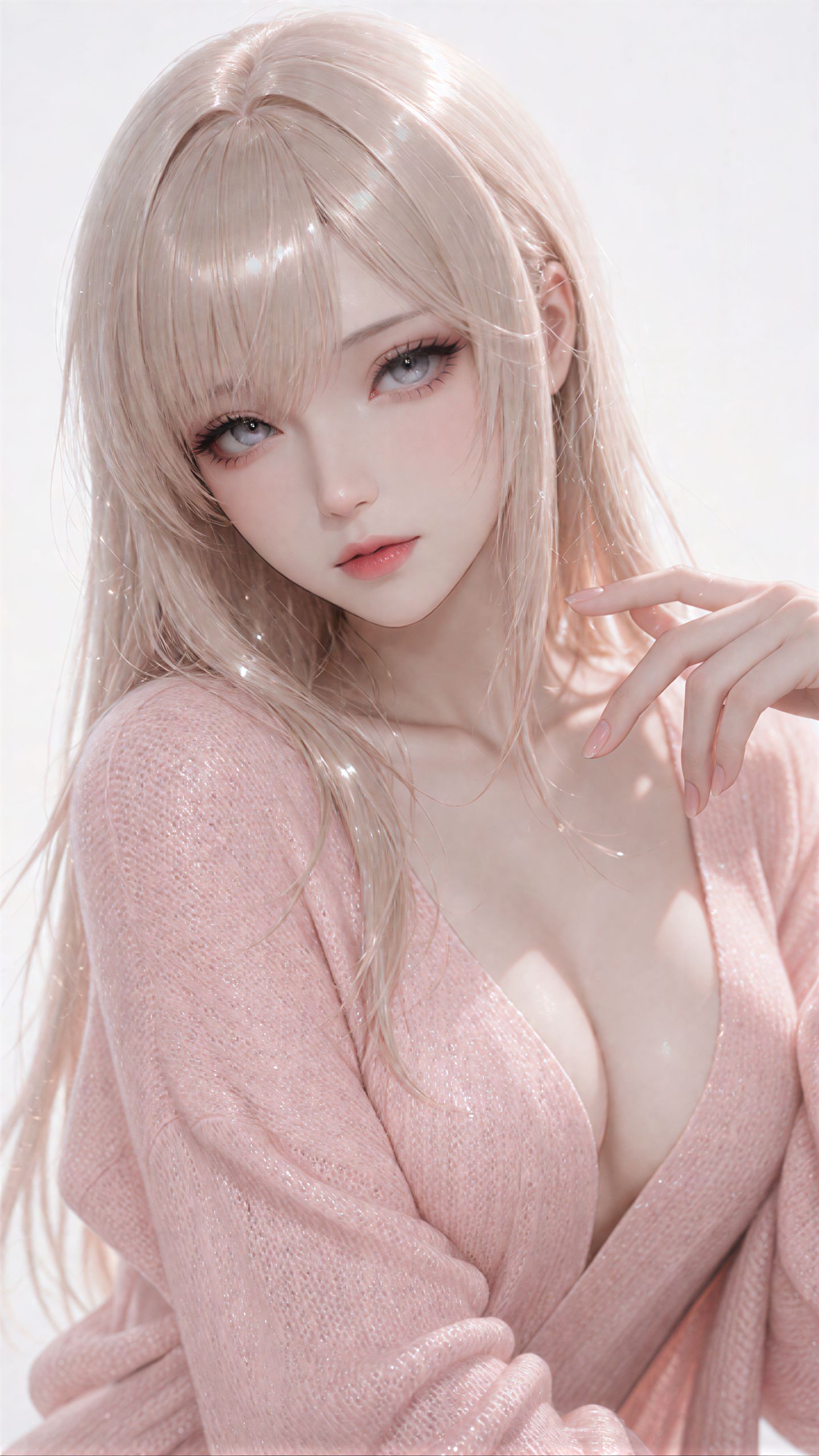 每日精选壁纸 二次元 AI绘画 性感美女 美瞳,第1张