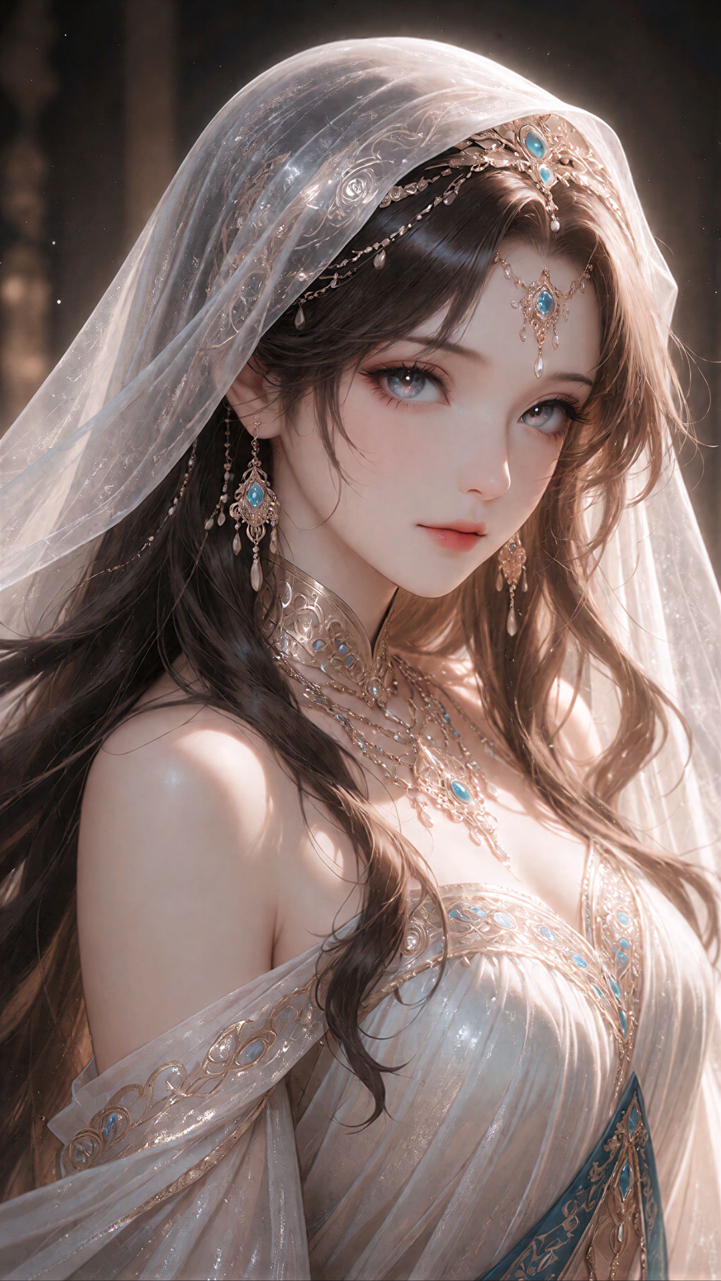 每日精选壁纸 二次元 AI绘画 性感美女 美瞳,第2张