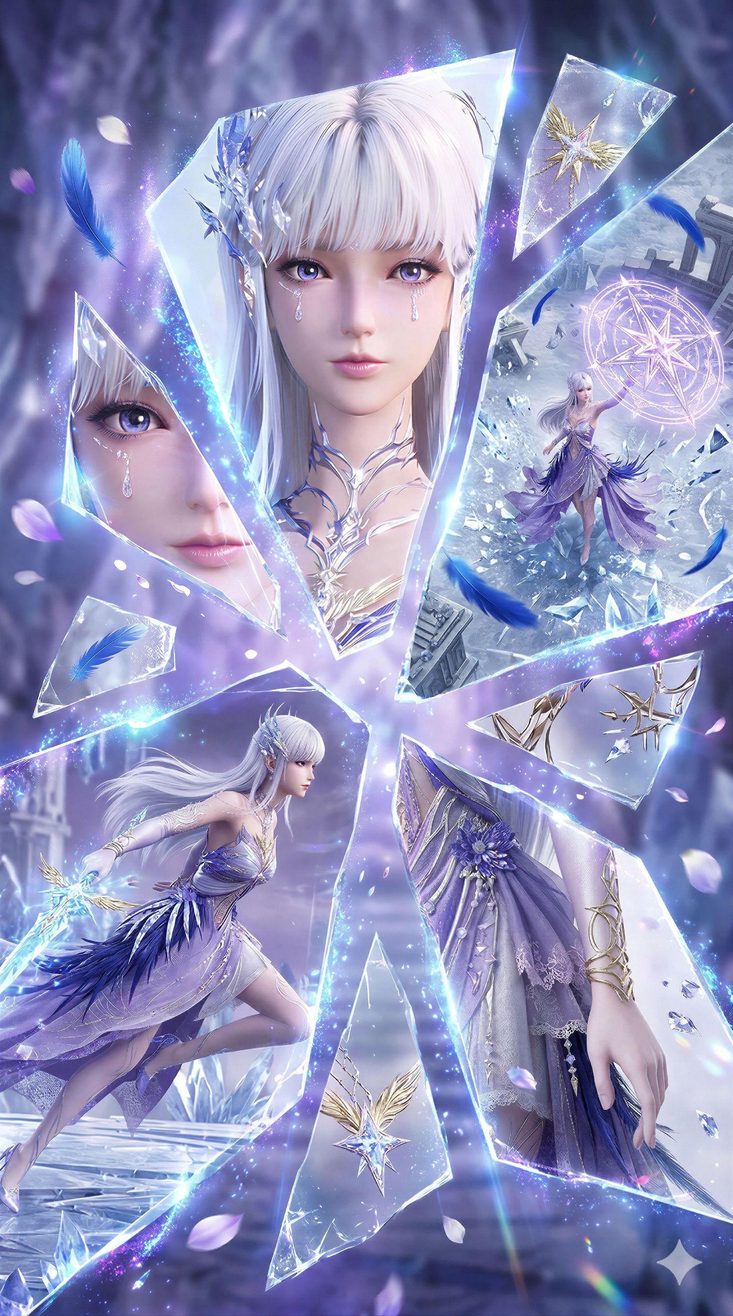 圣采儿 动漫动画《神印王座》国漫女主 美女御姐 超高清手机壁纸,第1张