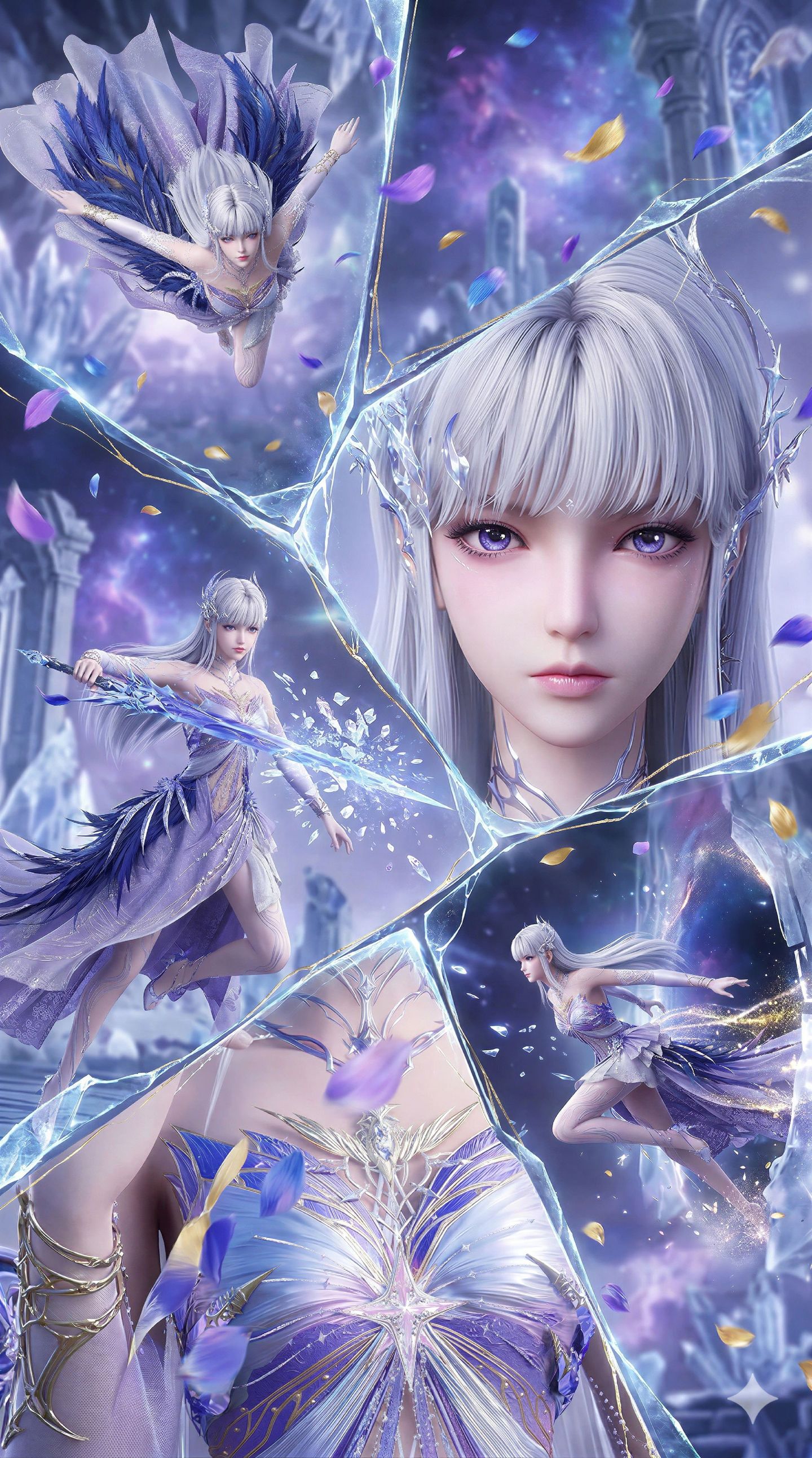 圣采儿 动漫动画《神印王座》国漫女主 美女御姐 超高清手机壁纸,第4张