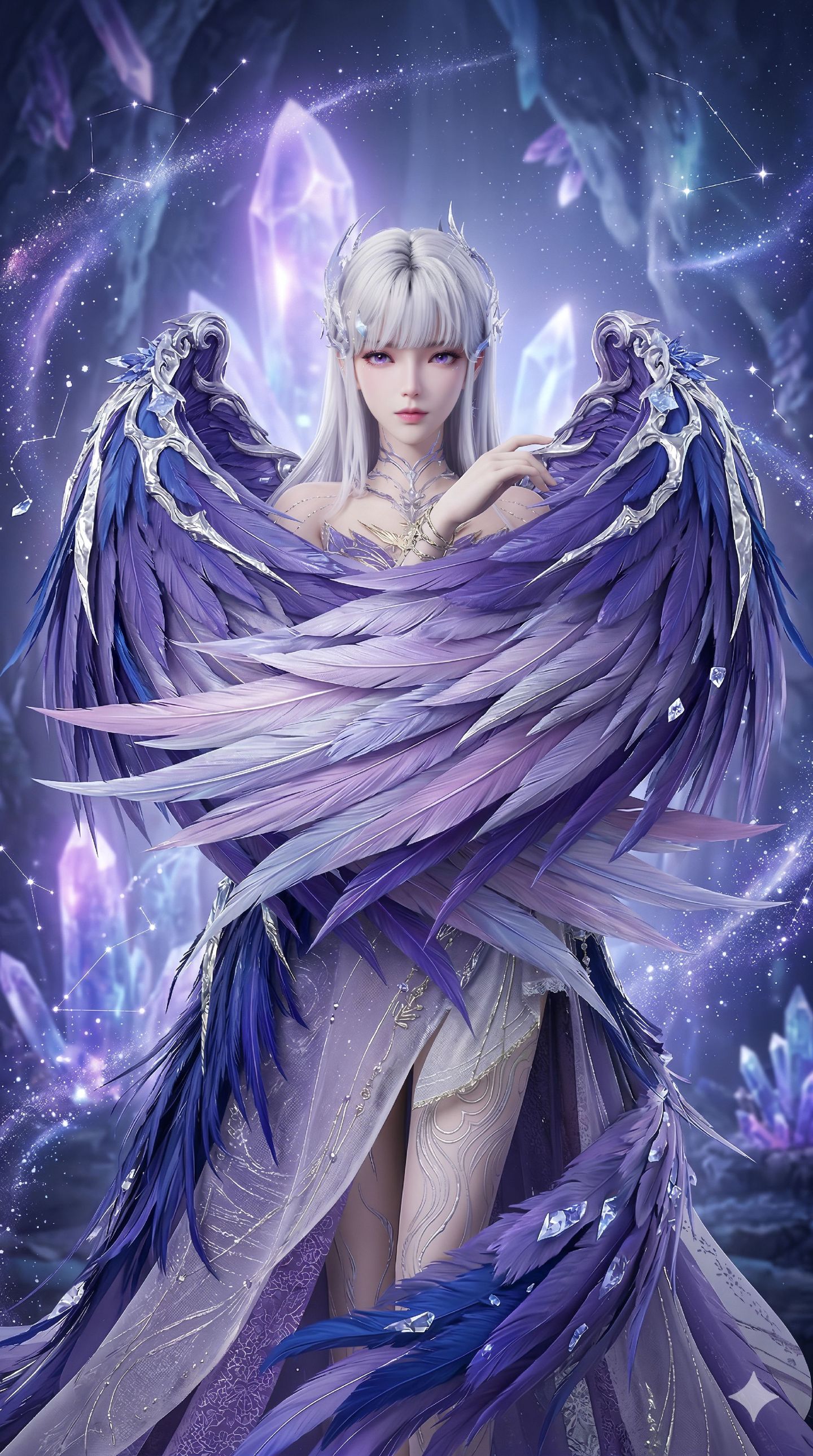 圣采儿《神印王座》国漫女主 美女 创意 手机壁纸,第1张