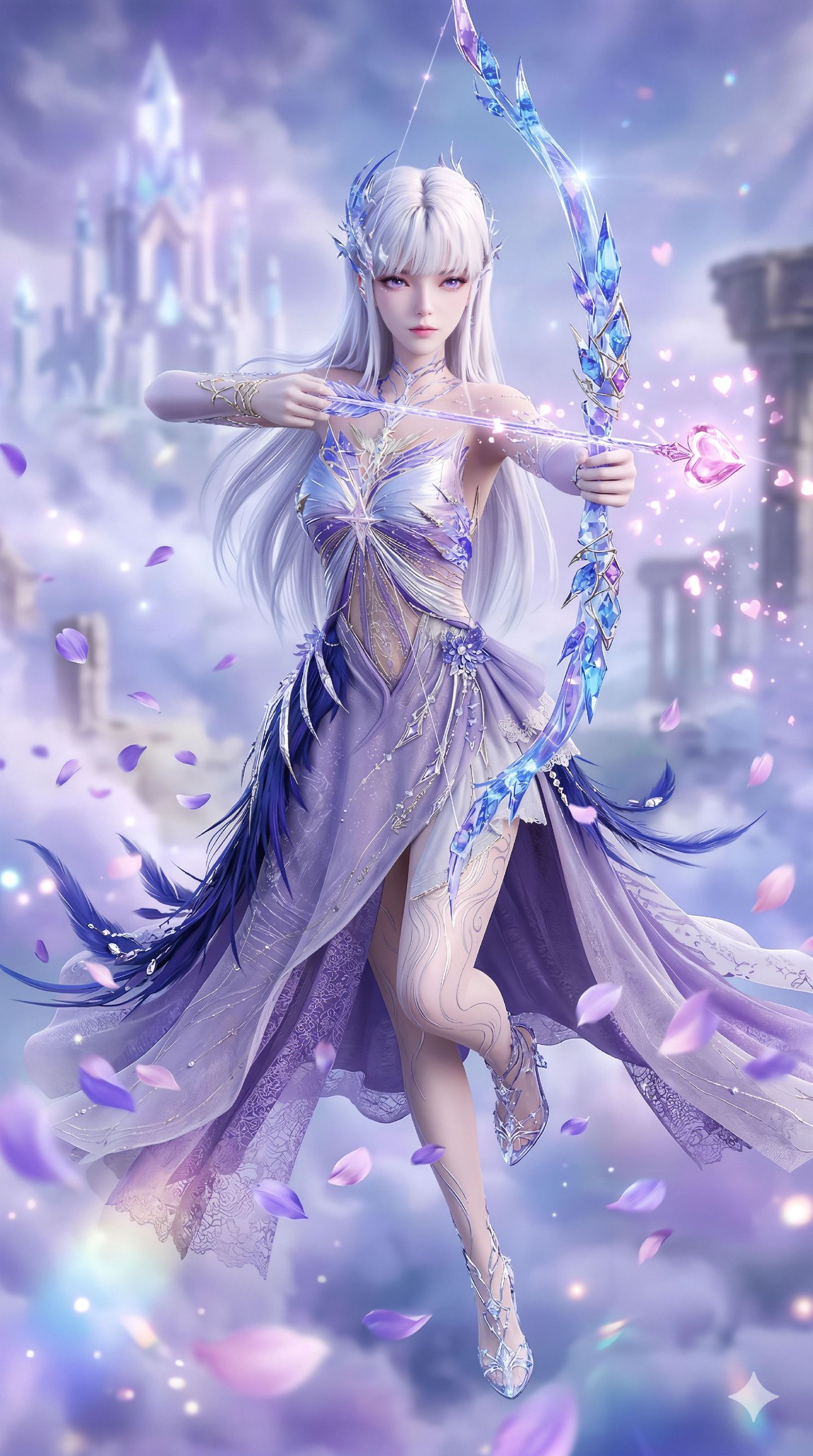 圣采儿《神印王座》国漫女主 美女 创意 手机壁纸,第5张