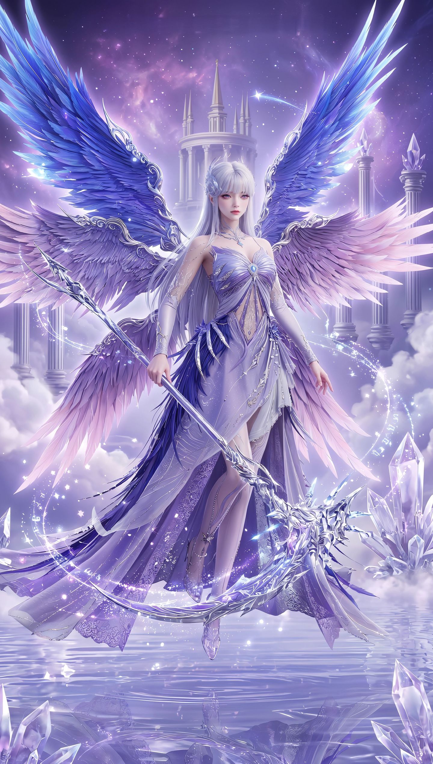 圣采儿《神印王座》国漫女主 美女 创意 手机壁纸,第2张