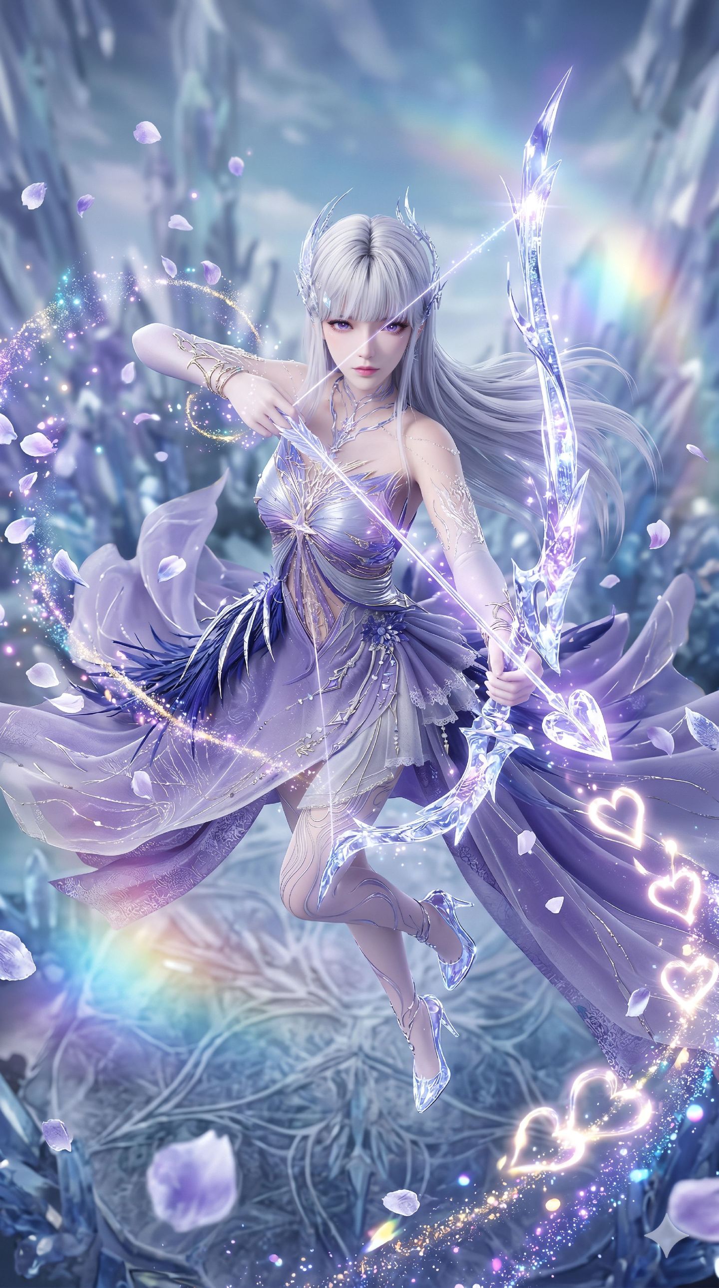 圣采儿《神印王座》国漫女主 美女 创意 手机壁纸,第10张