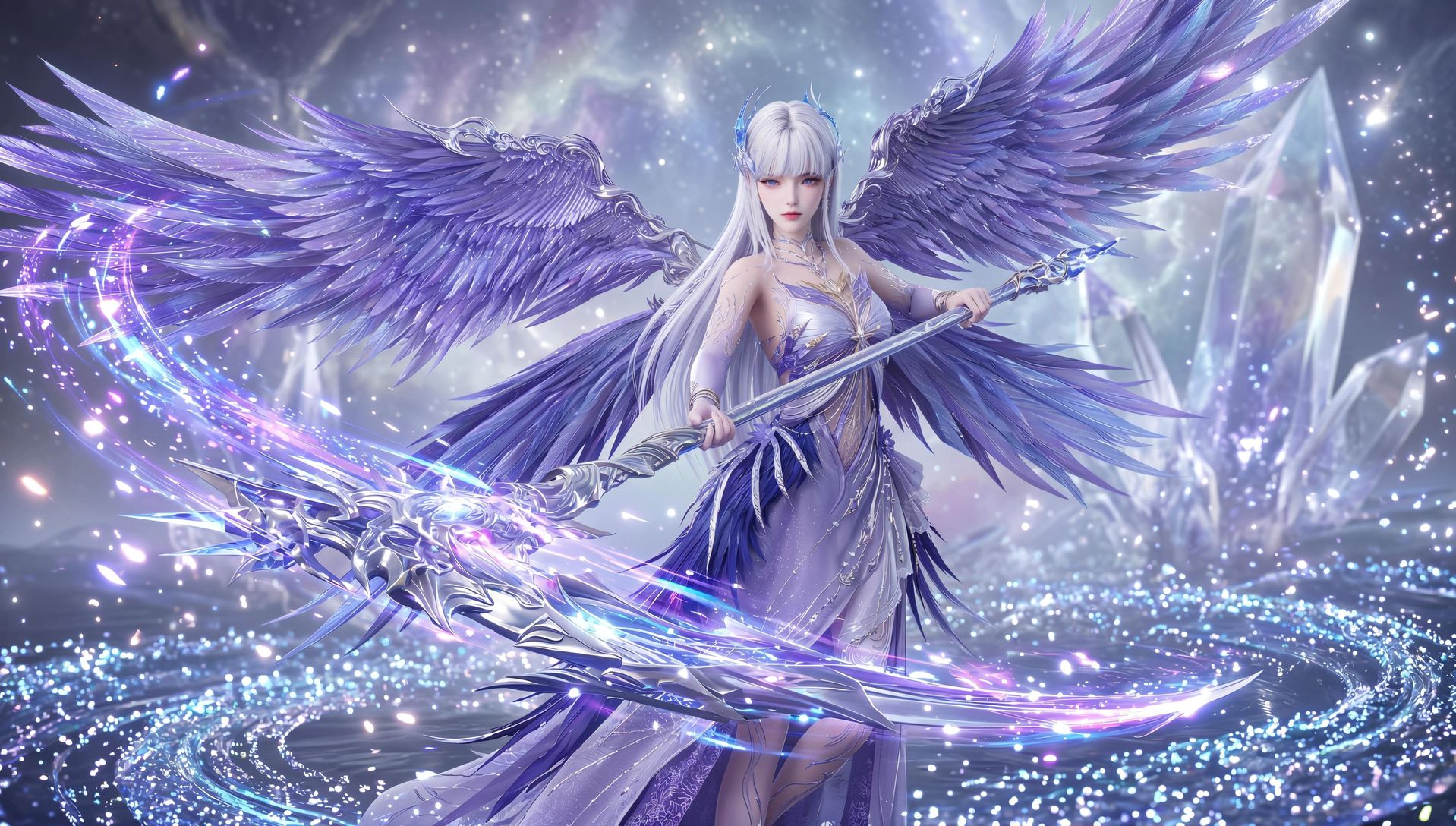 多图 圣采儿 动漫动画《神印王座》国漫女神 美女御姐 超高清电脑壁纸,第5张