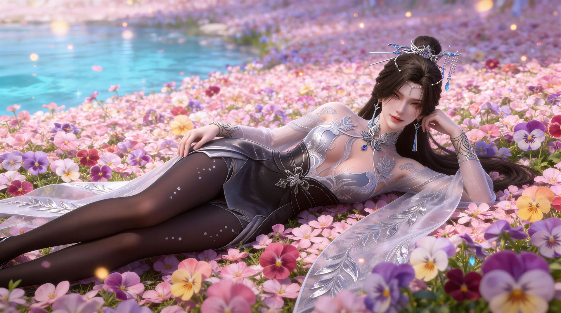 电脑桌面 动画人物 南宫仙儿 国漫女神 性感美女 横版壁纸,第2张