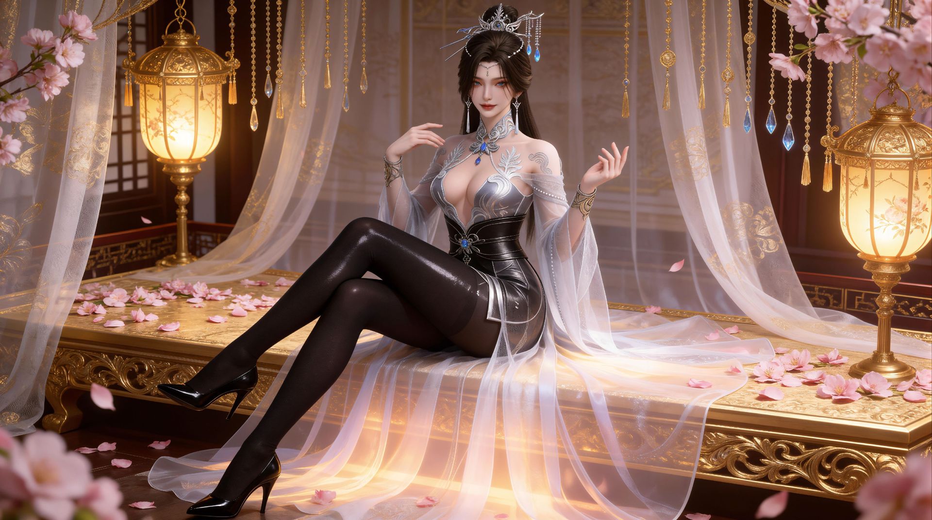 电脑桌面 动画人物 南宫仙儿 国漫女神 性感美女 横版壁纸,第4张