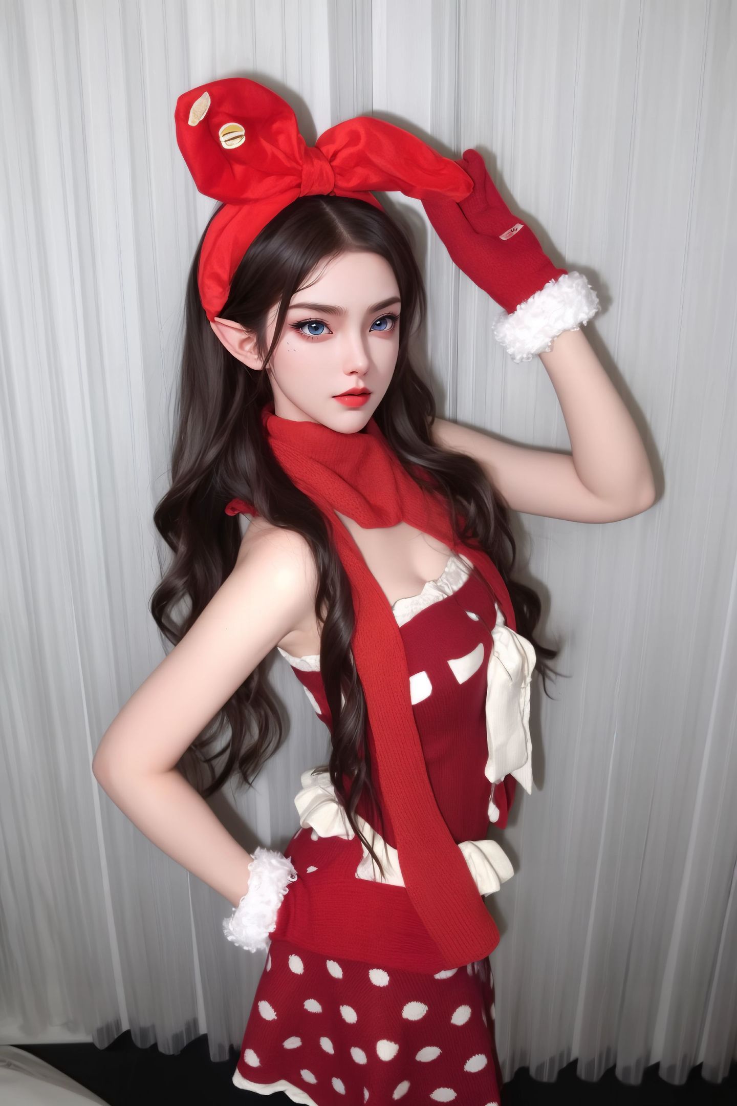 凤凰长老图片《斗破苍穹》可爱装扮 黑丝袜美腿,第2张