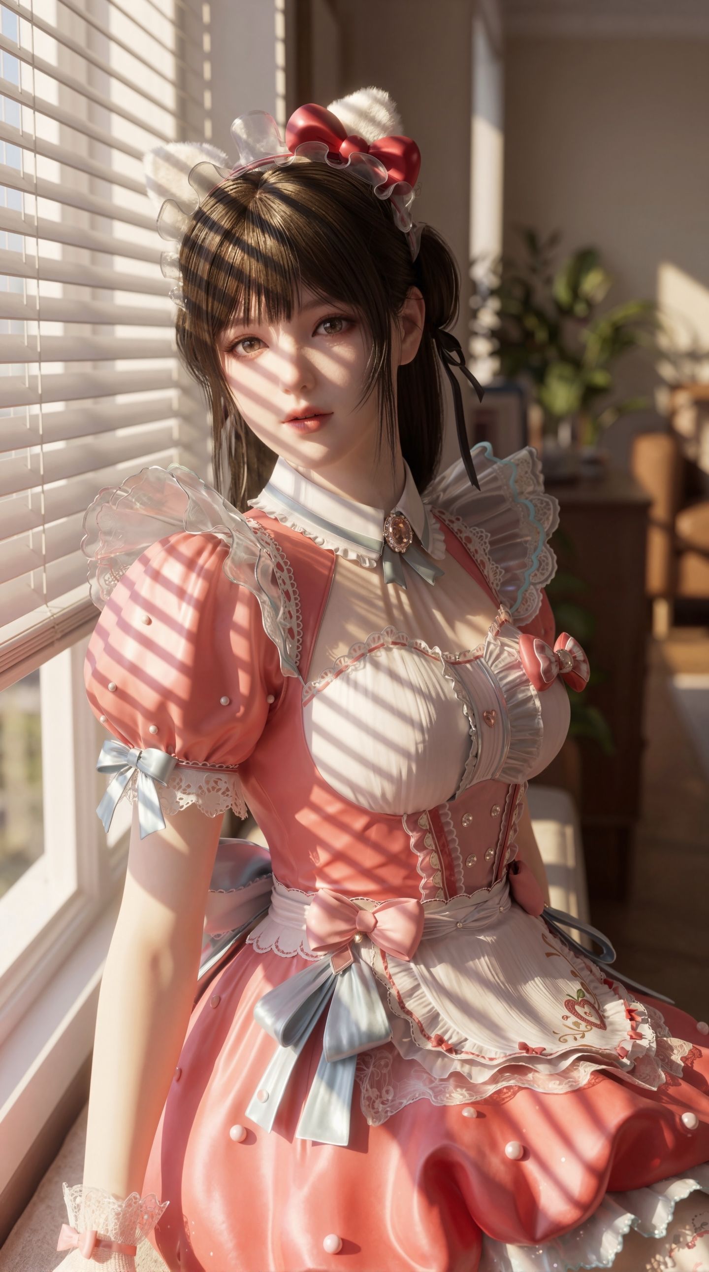 御宅罗梦 永劫无间胡桃皮肤 游戏美女萌妹 场景动车,第2张