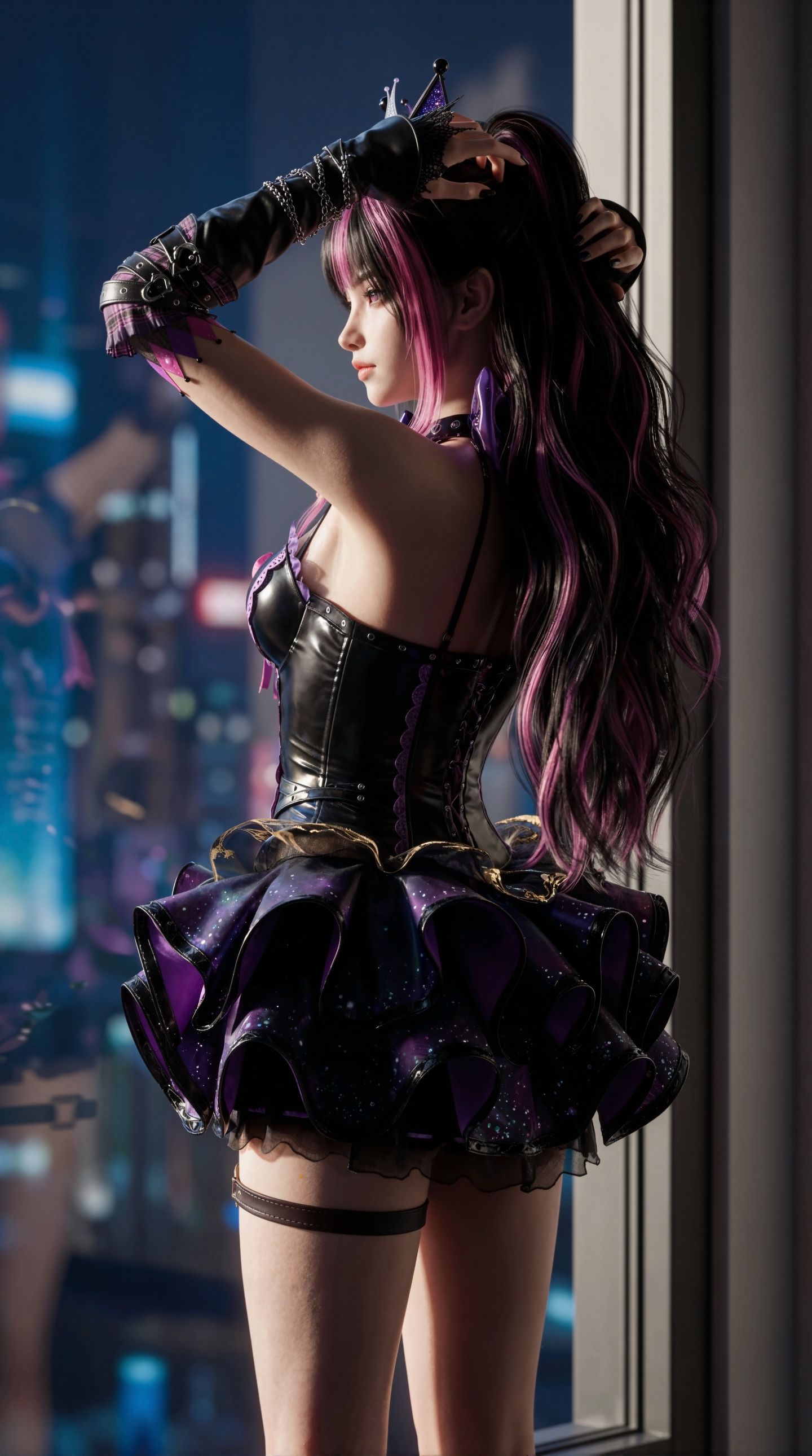 玉玲珑 库洛米 永劫无间狐狸皮肤 游戏美女壁纸,第2张