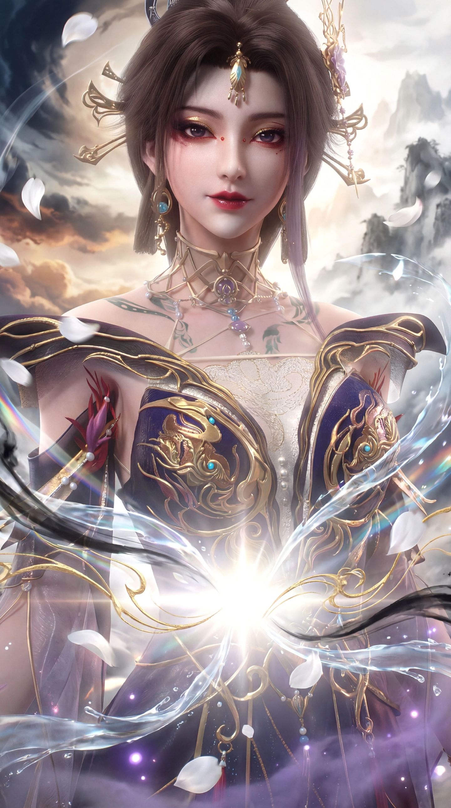 百炼成神 古佩儿 国漫女神美女壁纸 古风古装 视觉效果飘逸,第2张