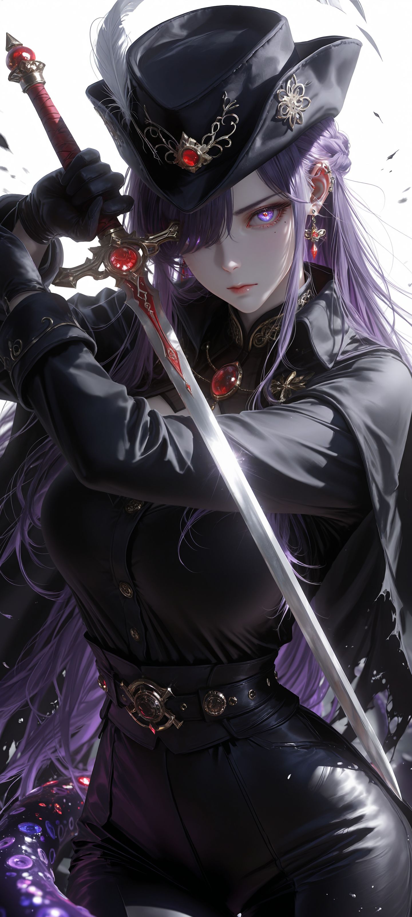 下载原图 壁纸图片 成熟风格 动漫御姐美女 ai生图,第2张