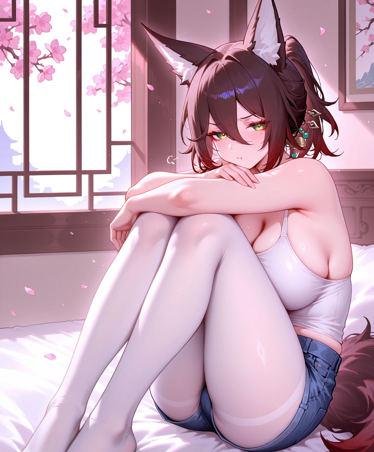 崩坏星穹铁道 插画 停云 角色 白丝裤袜 性感,第2张