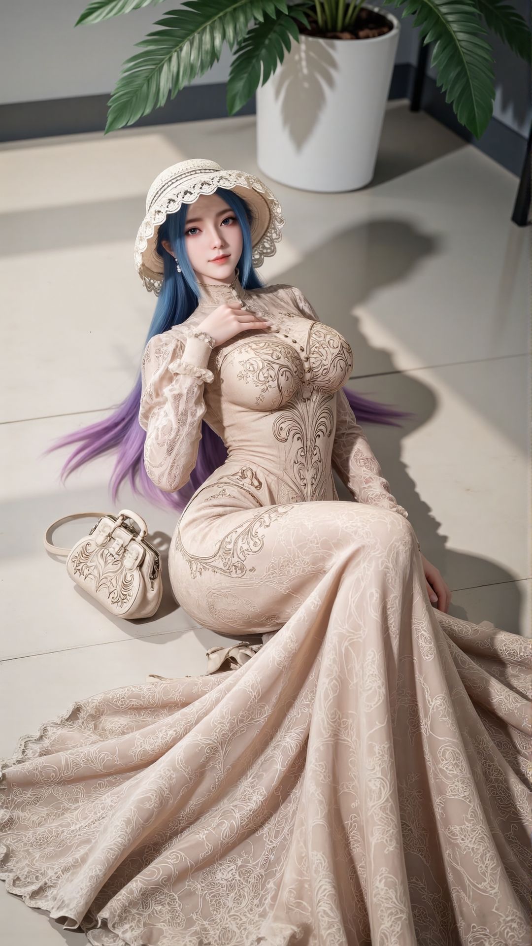 唐舞桐洋装新建模竖屏手机壁纸 高清4K 服装拍摄 绝世唐门 腾讯视频动漫,第2张