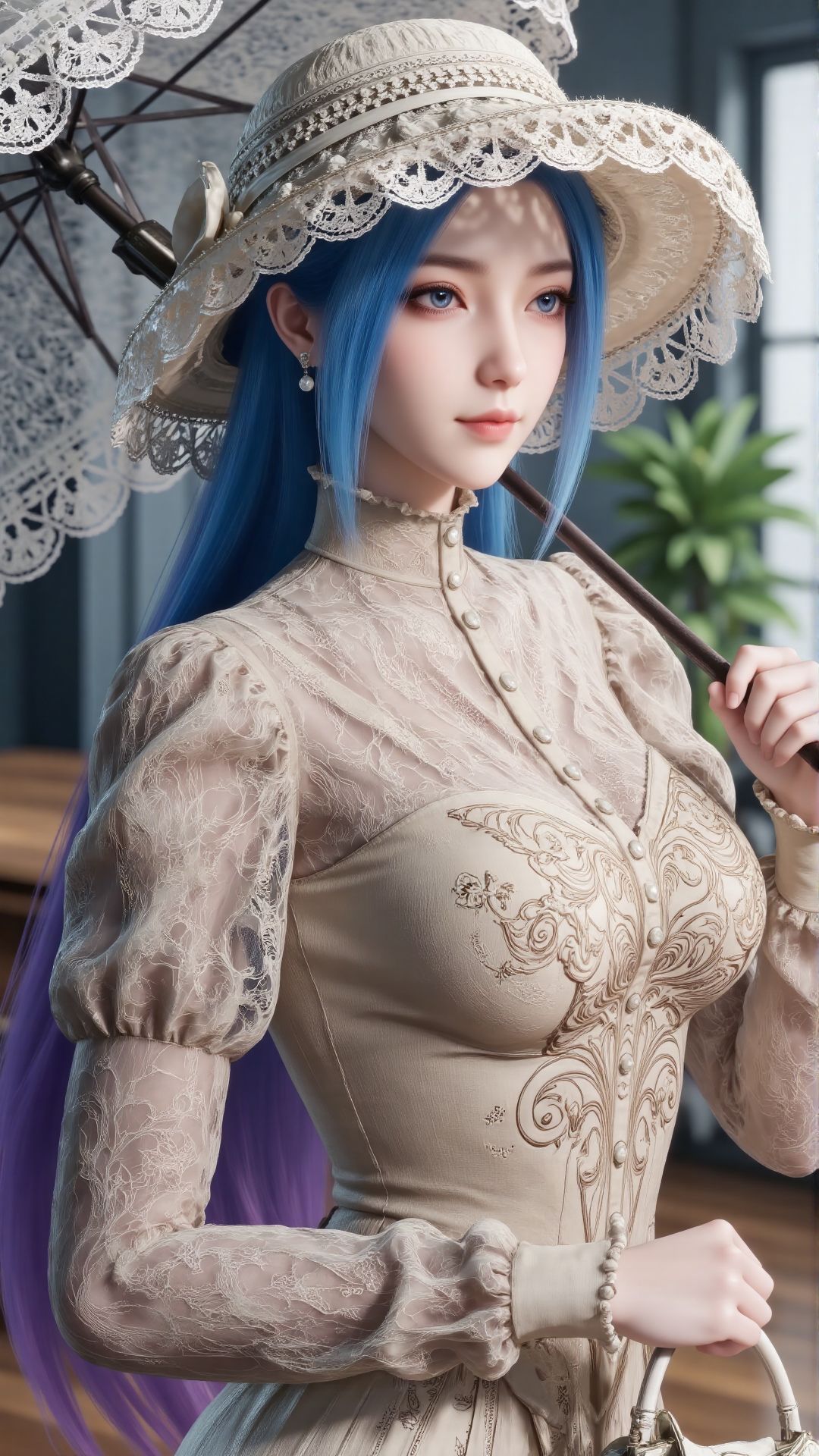 唐舞桐洋装新建模竖屏手机壁纸 高清4K 服装拍摄 绝世唐门 腾讯视频动漫,第3张