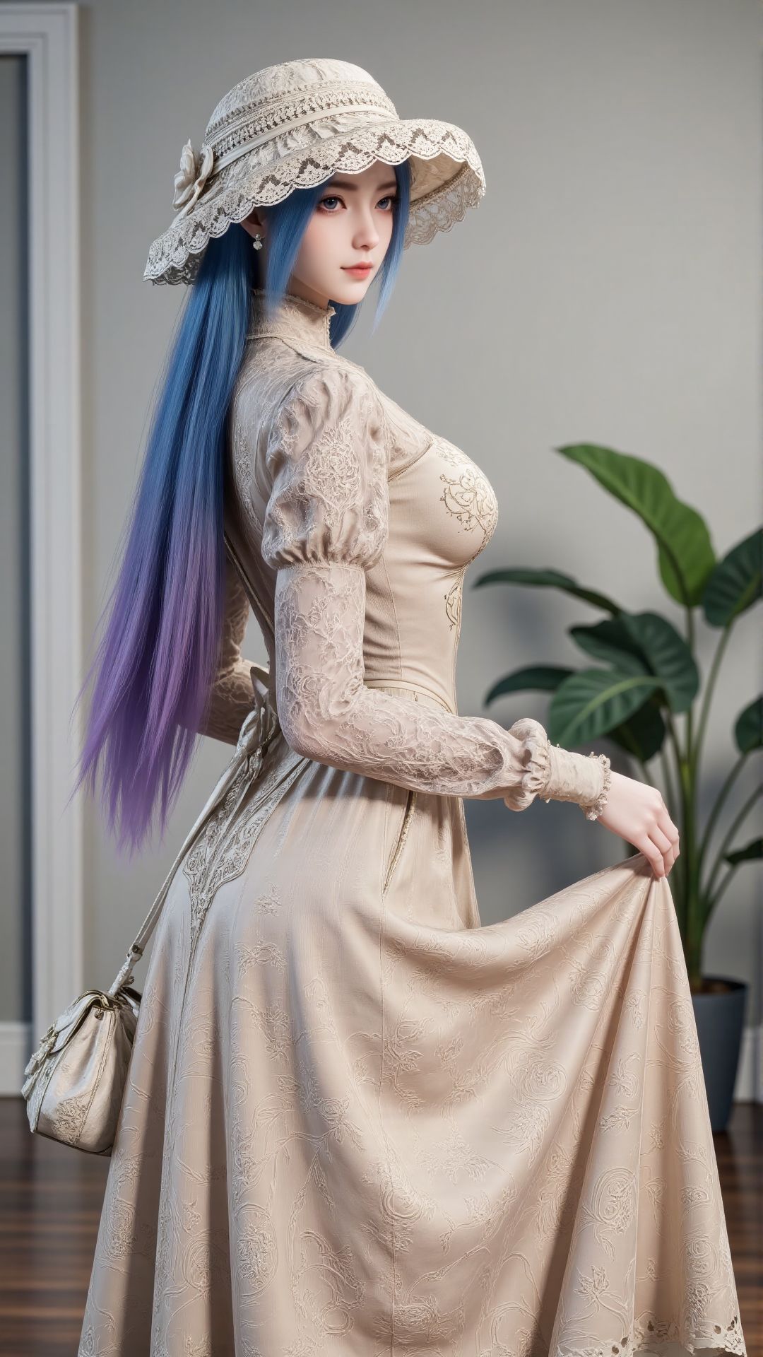 唐舞桐洋装新建模竖屏手机壁纸 高清4K 服装拍摄 绝世唐门 腾讯视频动漫,第8张