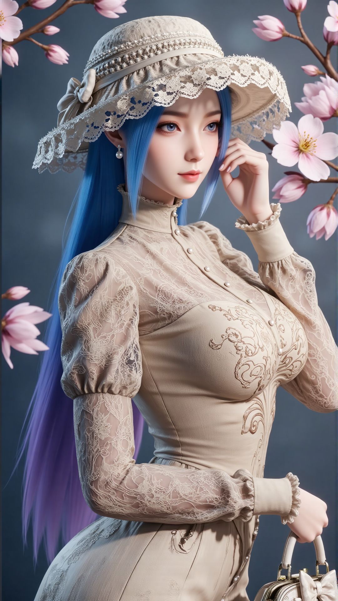 唐舞桐洋装新建模竖屏手机壁纸 高清4K 服装拍摄 绝世唐门 腾讯视频动漫,第7张